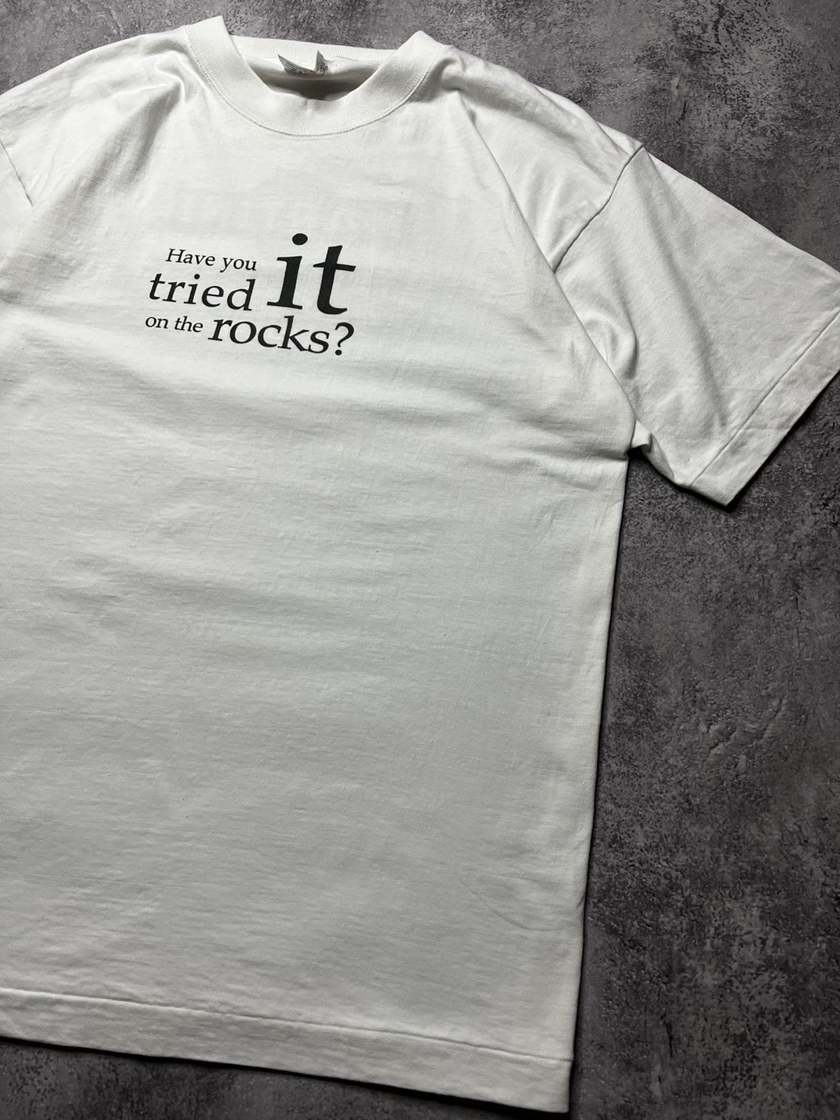 Other Vintage 90’s Martini Shirt Have you tried it on the rocks? Size US XL / EU 56 / 4 - 4 Thumbnail