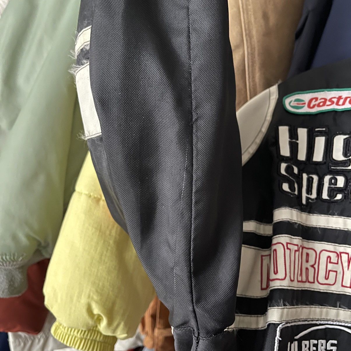 NASCAR 90s High Speed Racing Nascar F-1 Bomber Jacket Size US M / EU 48-50 / 2 - 9 Thumbnail