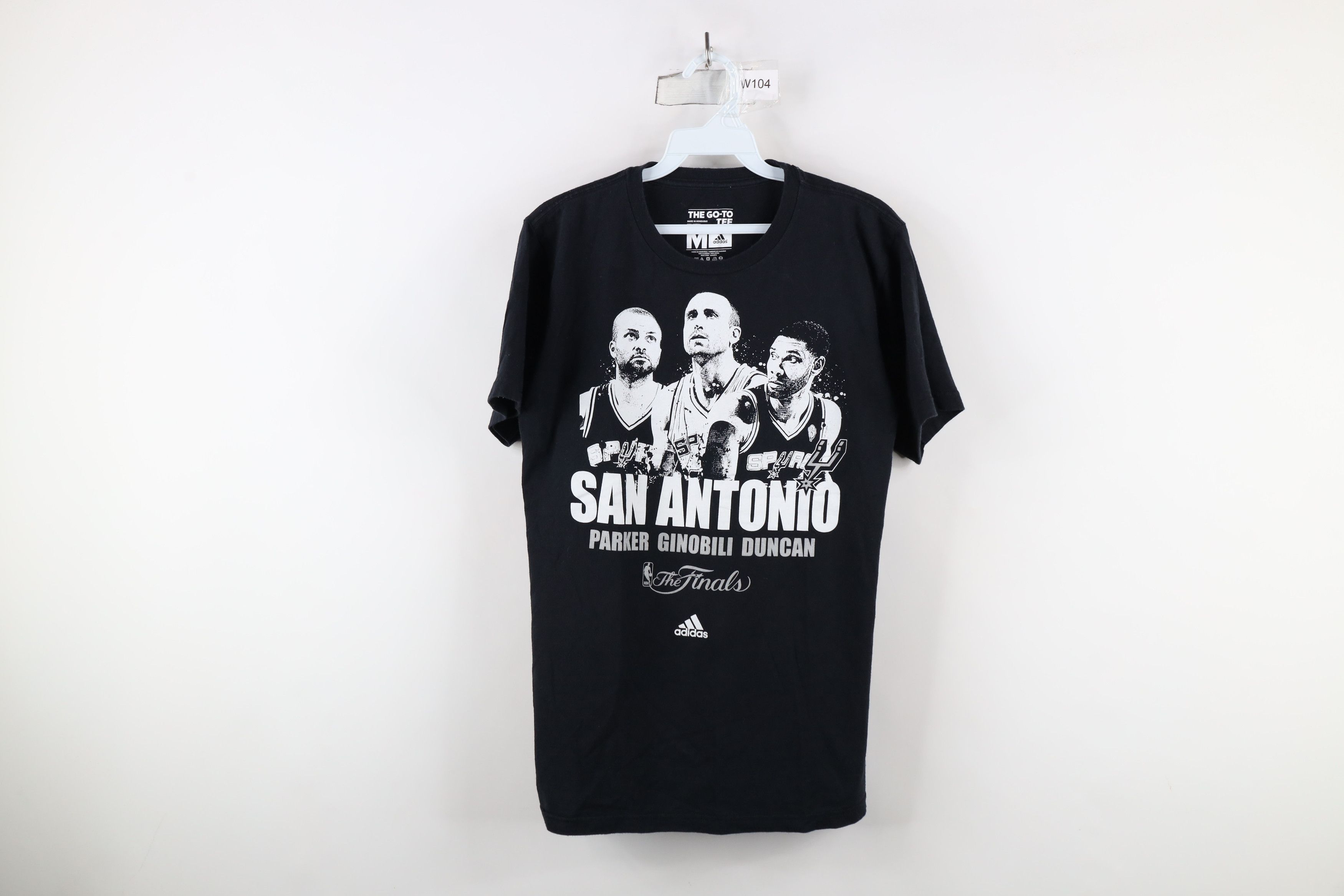 Adidas × Vintage Vintage Y2K Adidas Spurs Parker Ginobili Duncan T-Shirt Size US M / EU 48-50 / 2 - 1 Thumbnail