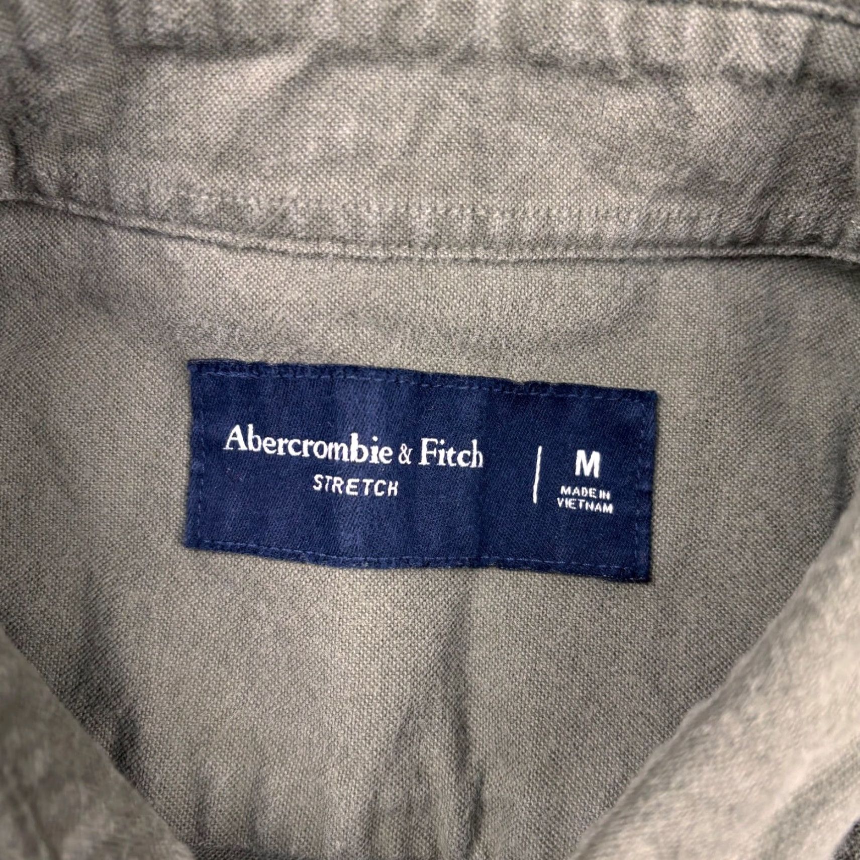 Abercrombie & Fitch Abercrombie & Fitch Shirt Mens M Olive Stretch Button Down Moose Outdoor Y2K Size US M / EU 48-50 / 2 - 3 Thumbnail