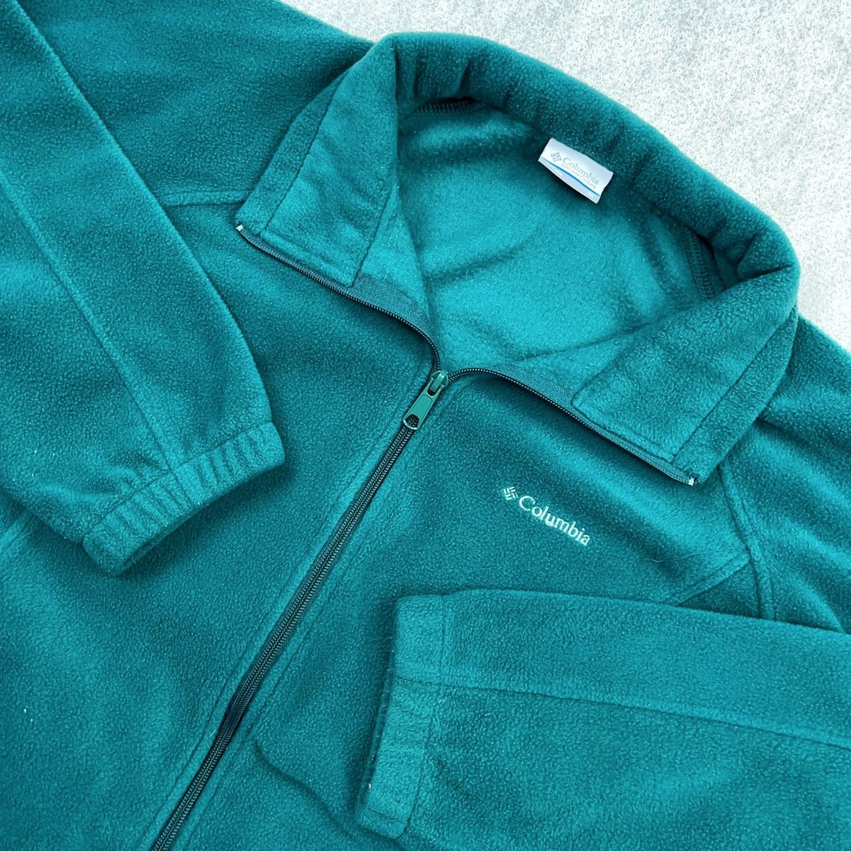 Altea Columbia Sweater Womens 1X Blue Jacket Women Teal Fleece Full Zip Brenton Springs Hike Size XL / US 12-14 / IT 48-50 - 2 Thumbnail