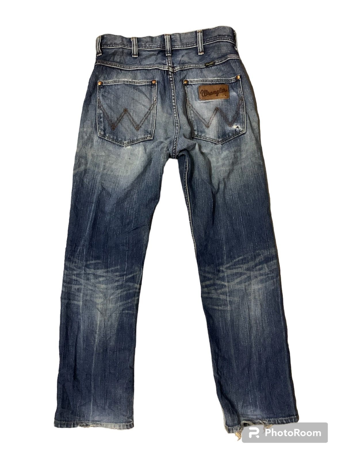 Japanese Brand × Wrangler Wrangler Flare Denim Jeans Size US 33 - 2 Thumbnail