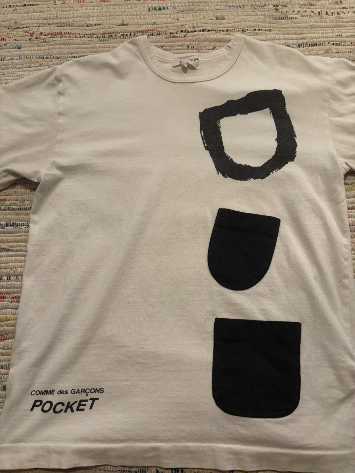 Comme des Garcons Comme des Garçons Pocket Graphic T-Shirt White Made in Japan Size US L / EU 52-54 / 3 - 2 Thumbnail