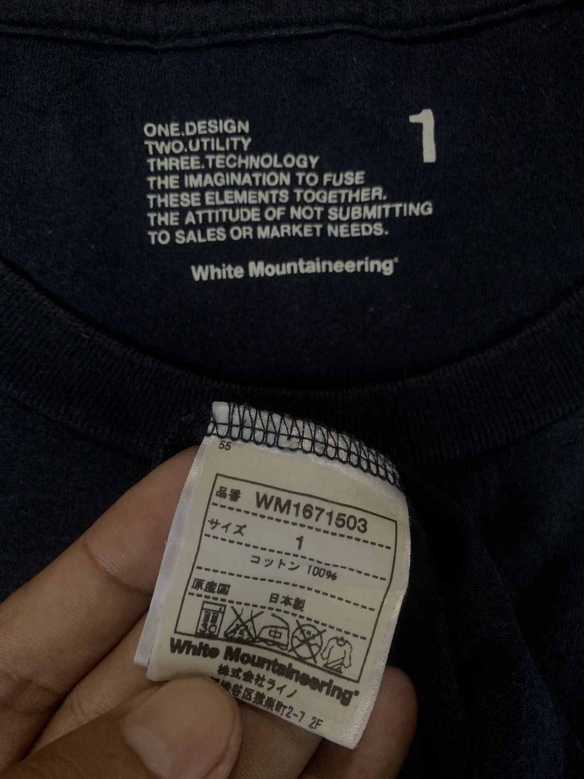 White Mountaineering White mountaineering logo Size US S / EU 44-46 / 1 - 4 Thumbnail