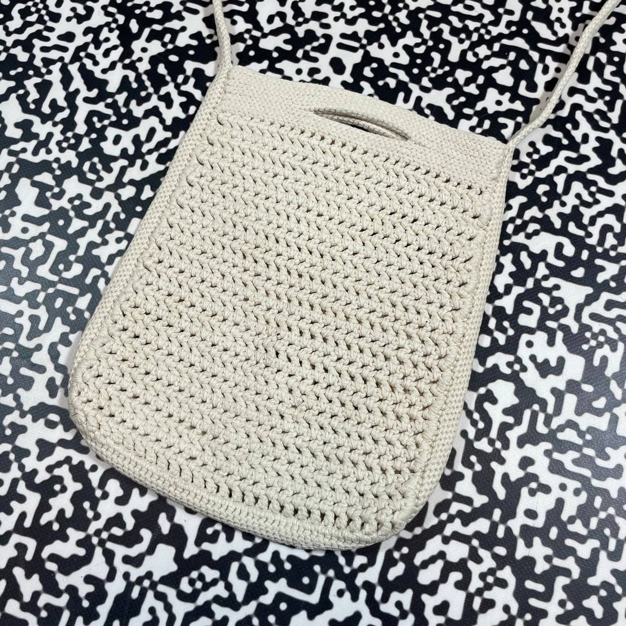 Japanese Brand Vintage 90s Japanese Knit Shouder Crossbody Retro Bag Size ONE SIZE - 6 Thumbnail