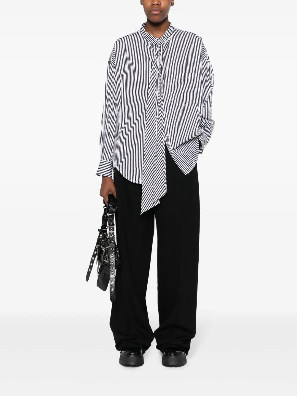 Balenciaga o1y0625 Casual Pant in Black Size 27" / US 4 / IT 40 - 5 Thumbnail