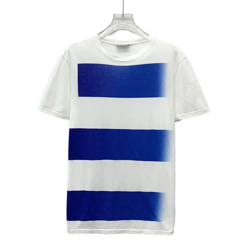 Dior Dior Color-blocked striped cotton round-neck short-sleeved Size US S / EU 44-46 / 1 - 1 Thumbnail