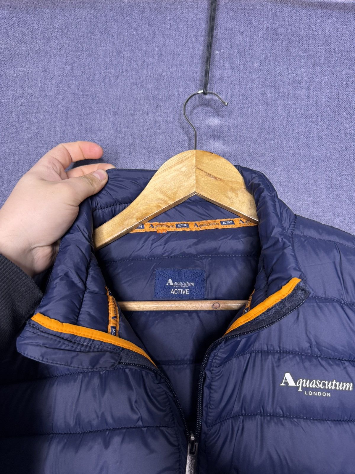 Aquascutum Aquascutum London Active Padded Puffer Down Jacket Navy Blue Size US XL / EU 56 / 4 - 6 Thumbnail