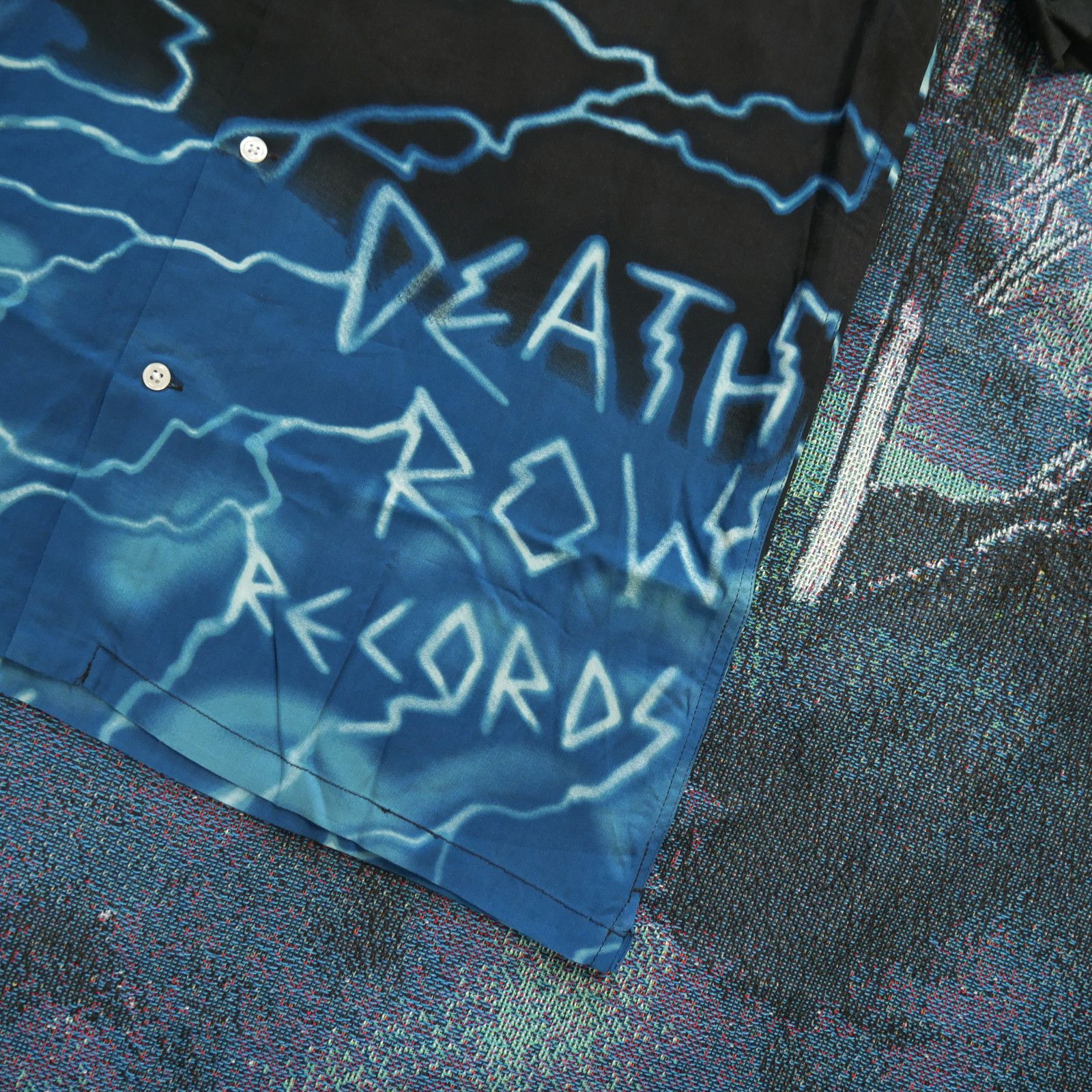 Death Row Records Death Row Records Rayon Button Down Shirt Size US M / EU 48-50 / 2 - 3 Thumbnail