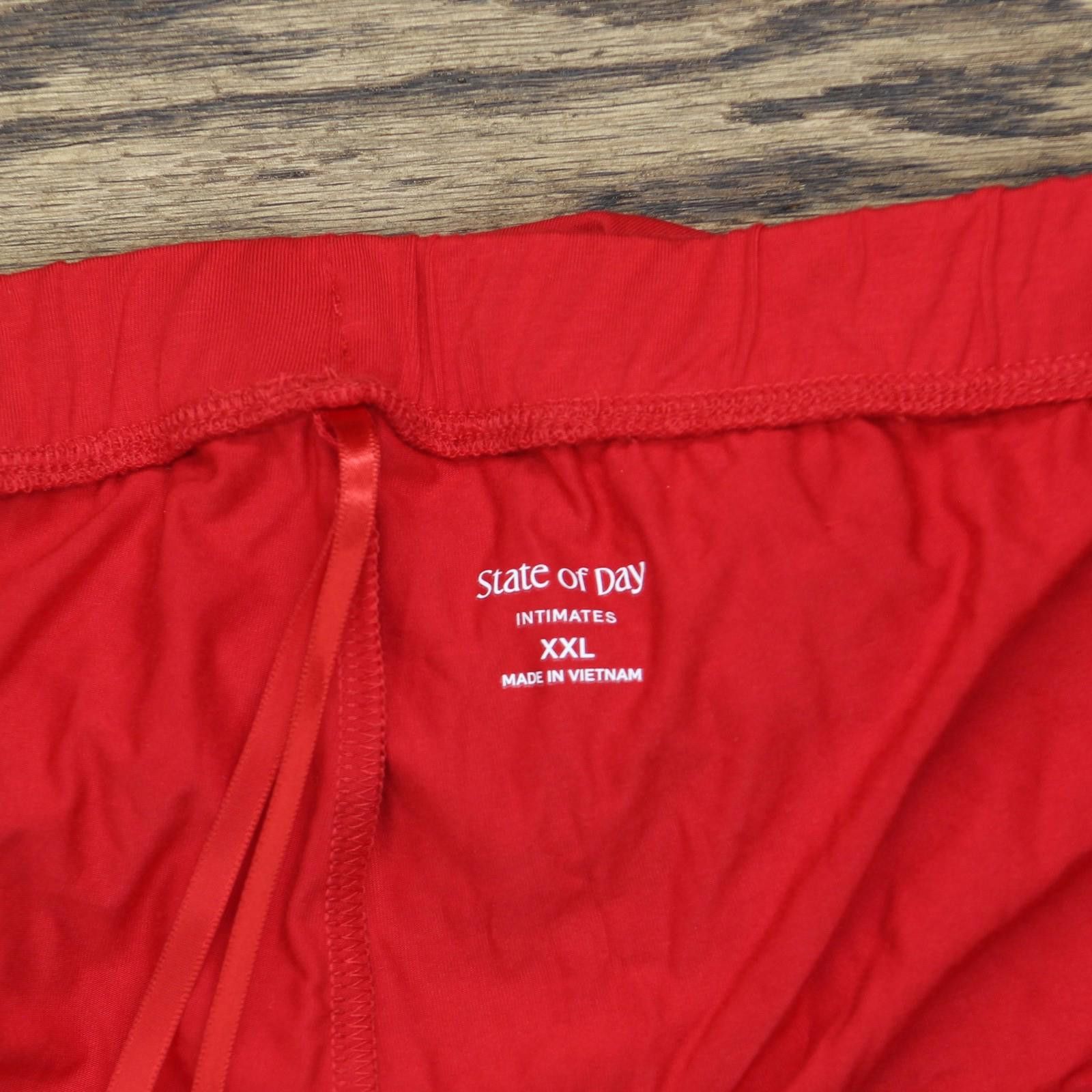 Other New State Of Day Pajama Pants 100198303ms Tango Red 2xl Size 42" / US 20 - 4 Thumbnail