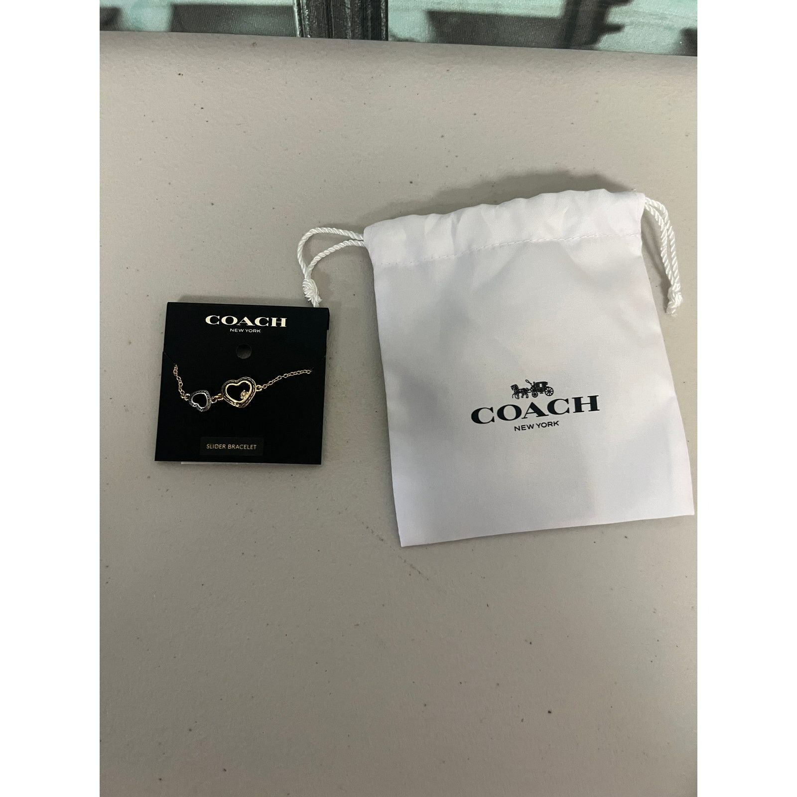 Coach Coach CBB40 Open Heart Interlocking Slider Bracelet Size ONE SIZE - 5 Thumbnail