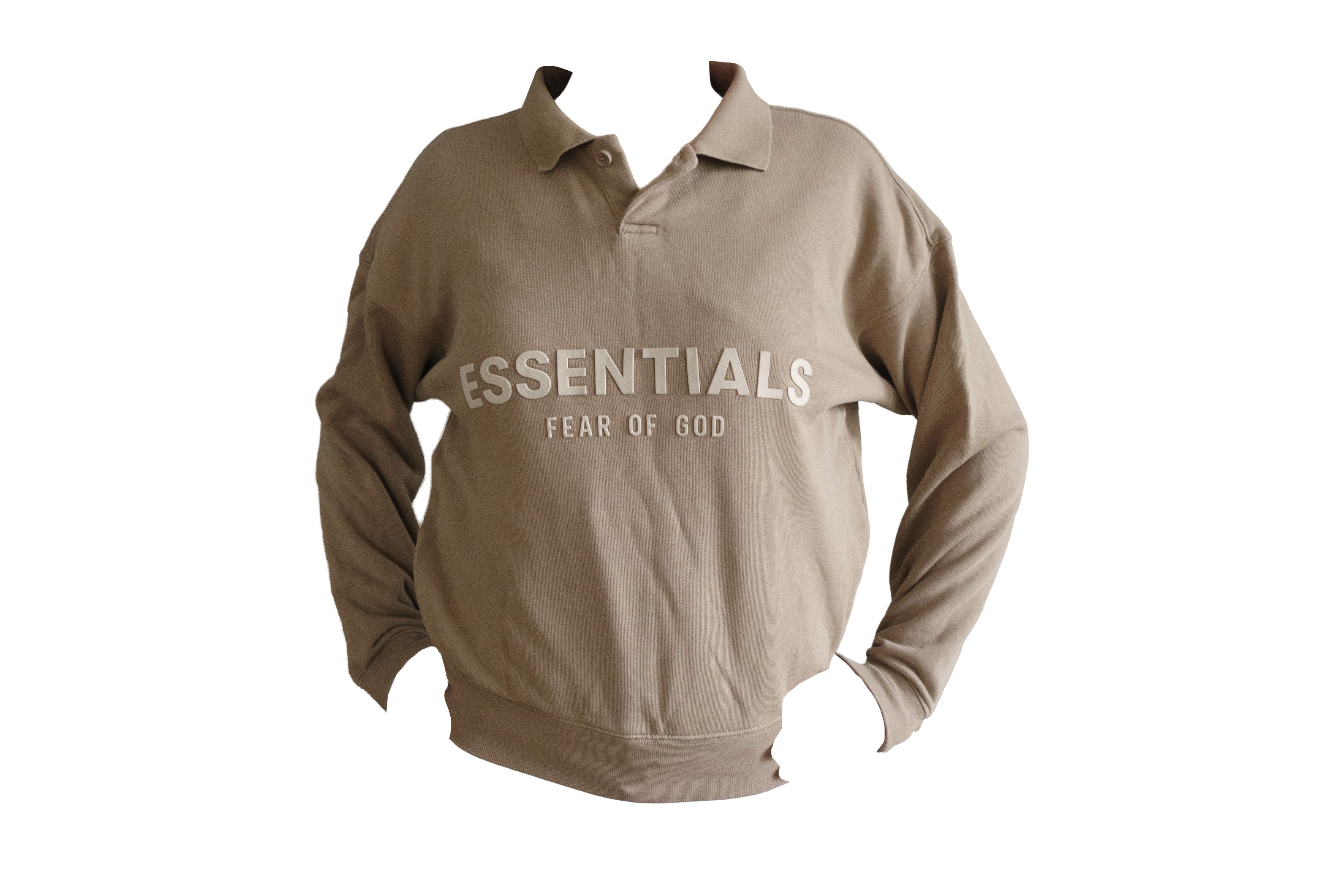 Fear of God Essentials Big Logo Polo Sweatshirt Size S / US 4 / IT 40 - 2 Thumbnail
