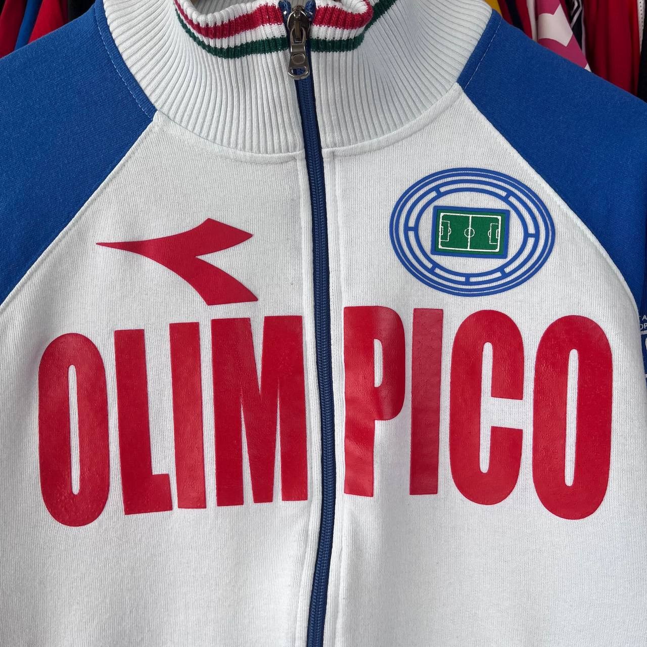 Diadora Diadora 'Olimpico' Italia Football Soccer Track Jacket Size US L / EU 52-54 / 3 - 3 Thumbnail