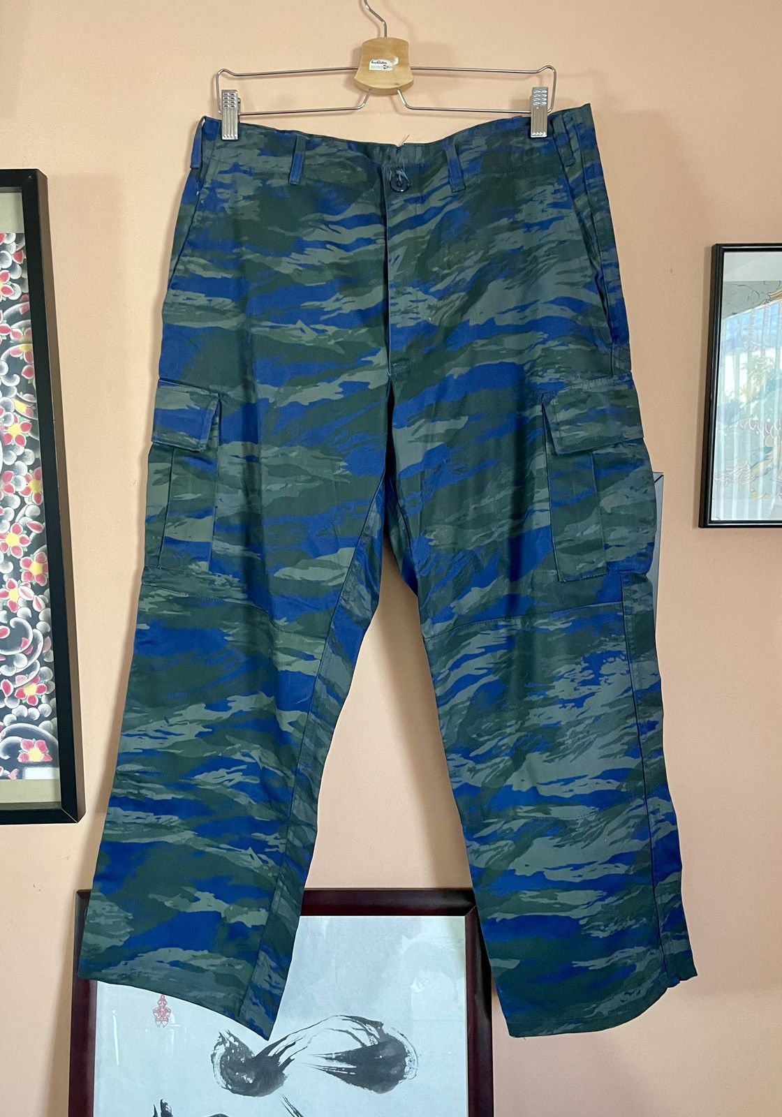 Other Hellenic Air Force shadow camo army cargo pants Size US 34 / EU 50 - 2 Thumbnail