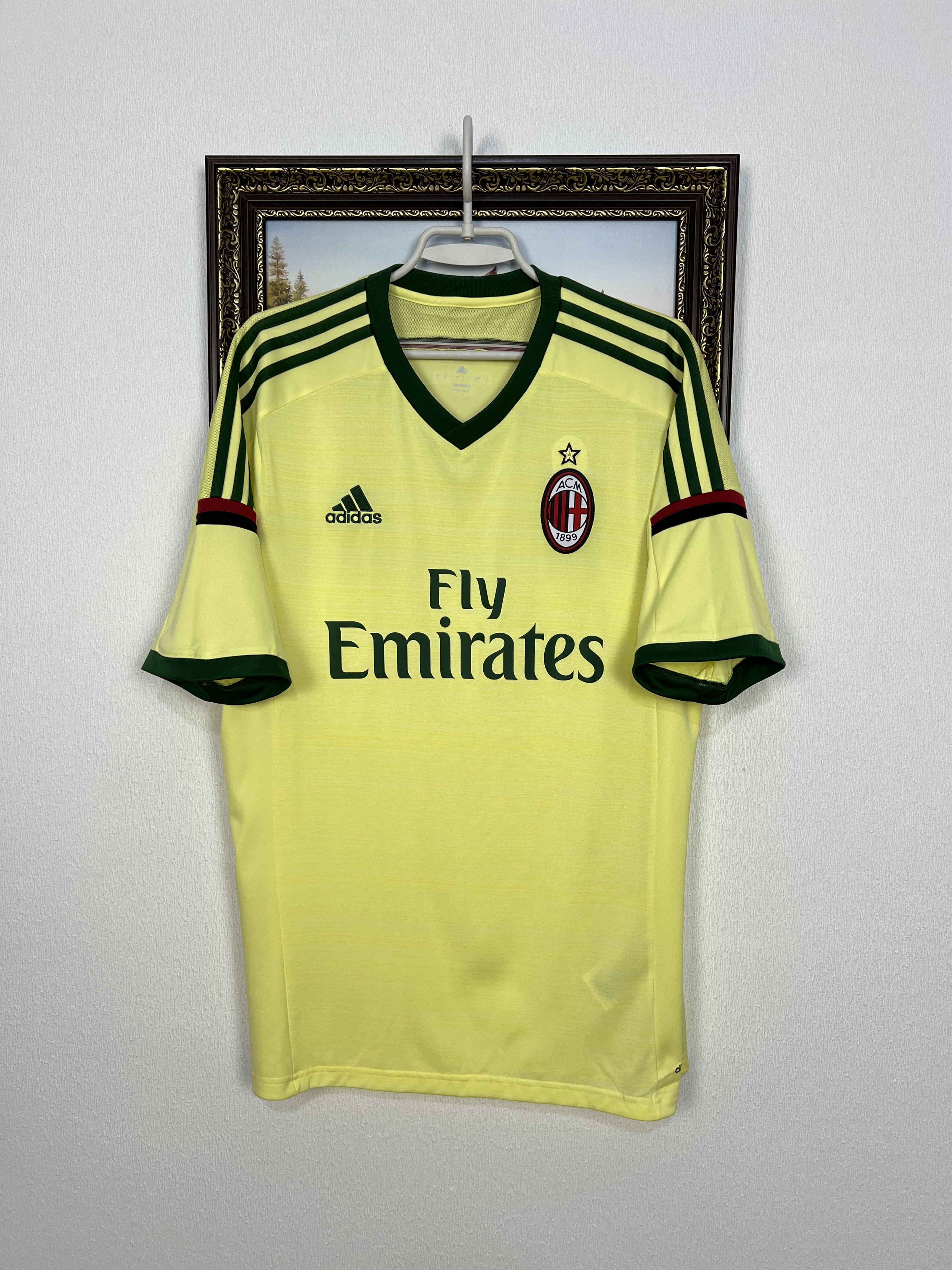 Adidas AC Milan Third football shirt 2014 Soccer Adidas Jersey Mens Size US L / EU 52-54 / 3 - 1 Thumbnail
