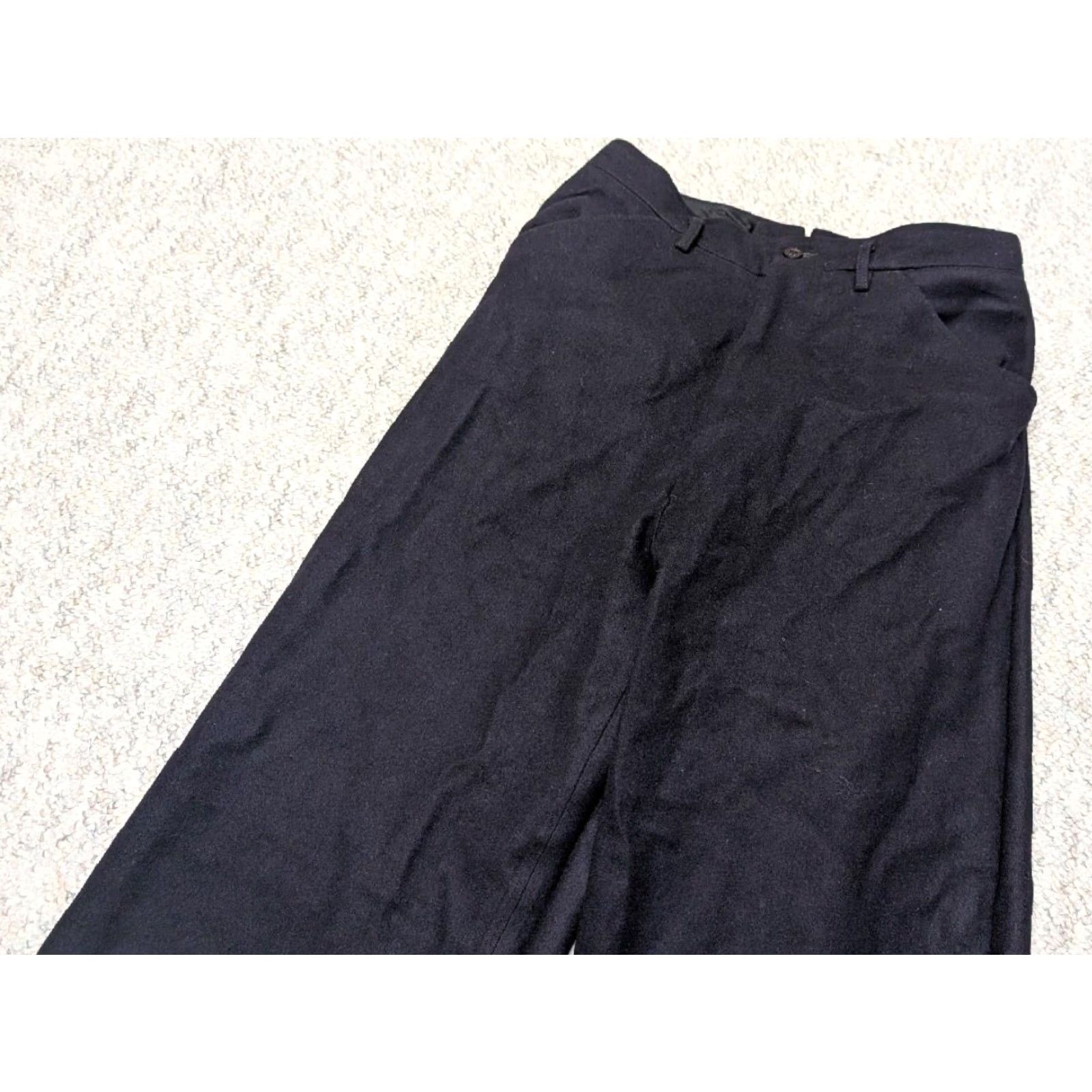 Bell VINTAGE USN SAILOR PANTS Shirt Men 30x34 Navy blue Bell-Bottom Wool WWII USN SAILOR PANTS Mens Size US 30 / EU 46 - 3 Thumbnail