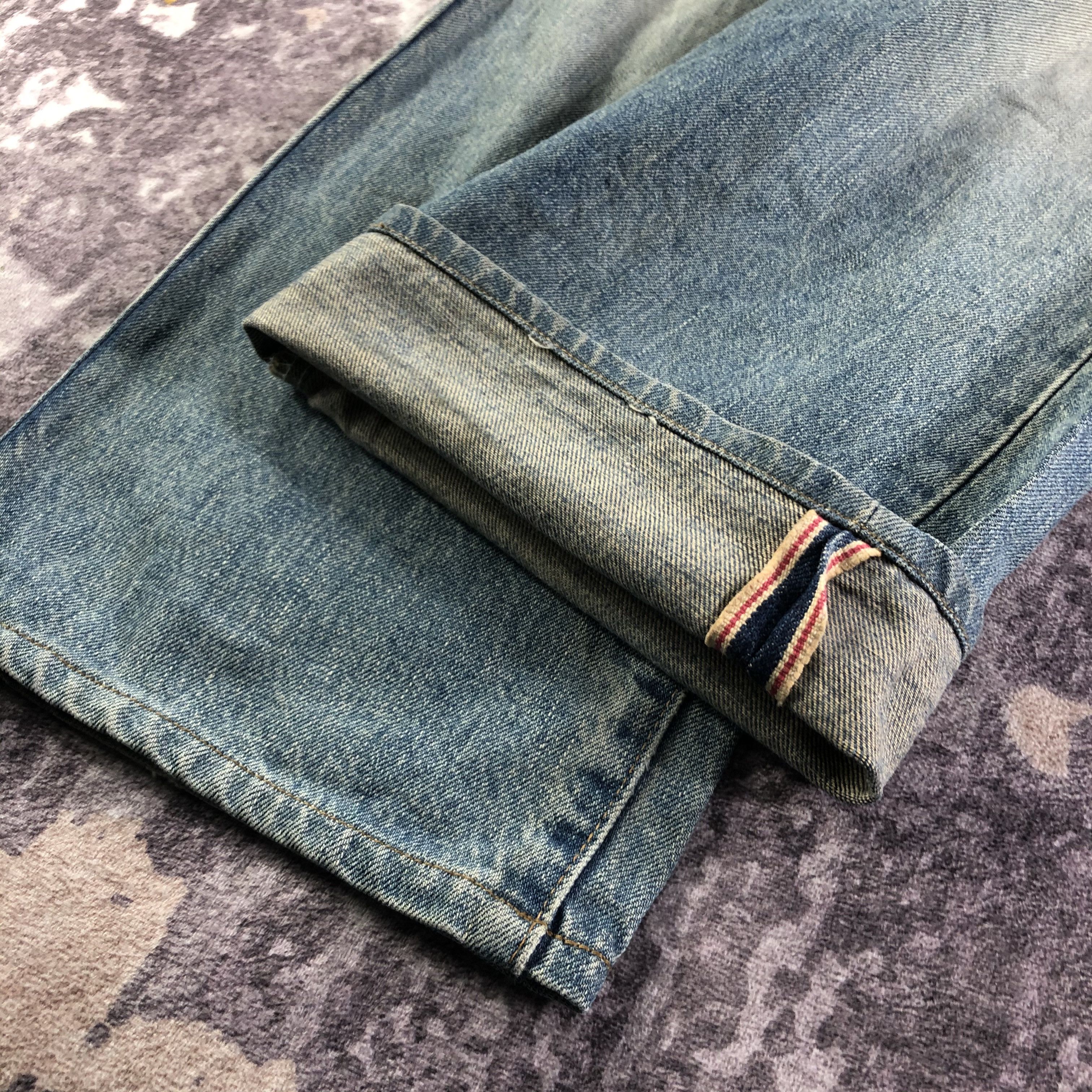 Vintage Vintage Wrangler Blue Bell Selvedge Jeans-JM3686 Size US 30 / EU 46 - 6 Thumbnail