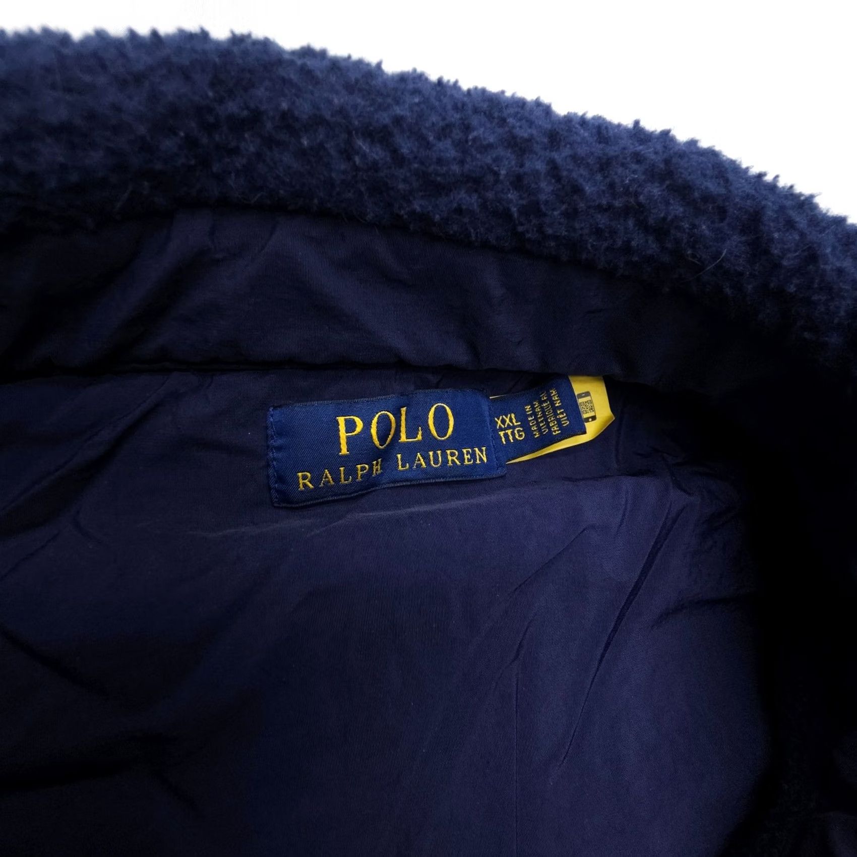Polo Ralph Lauren Polo Ralph Lauren Brushed Fleece Shirt Jacket Mens 2XL Navy Sherpa Shacket RL Shirt Jacket 2XL Navy Mens Size US XXL / EU 58 / 5 - 4 Thumbnail
