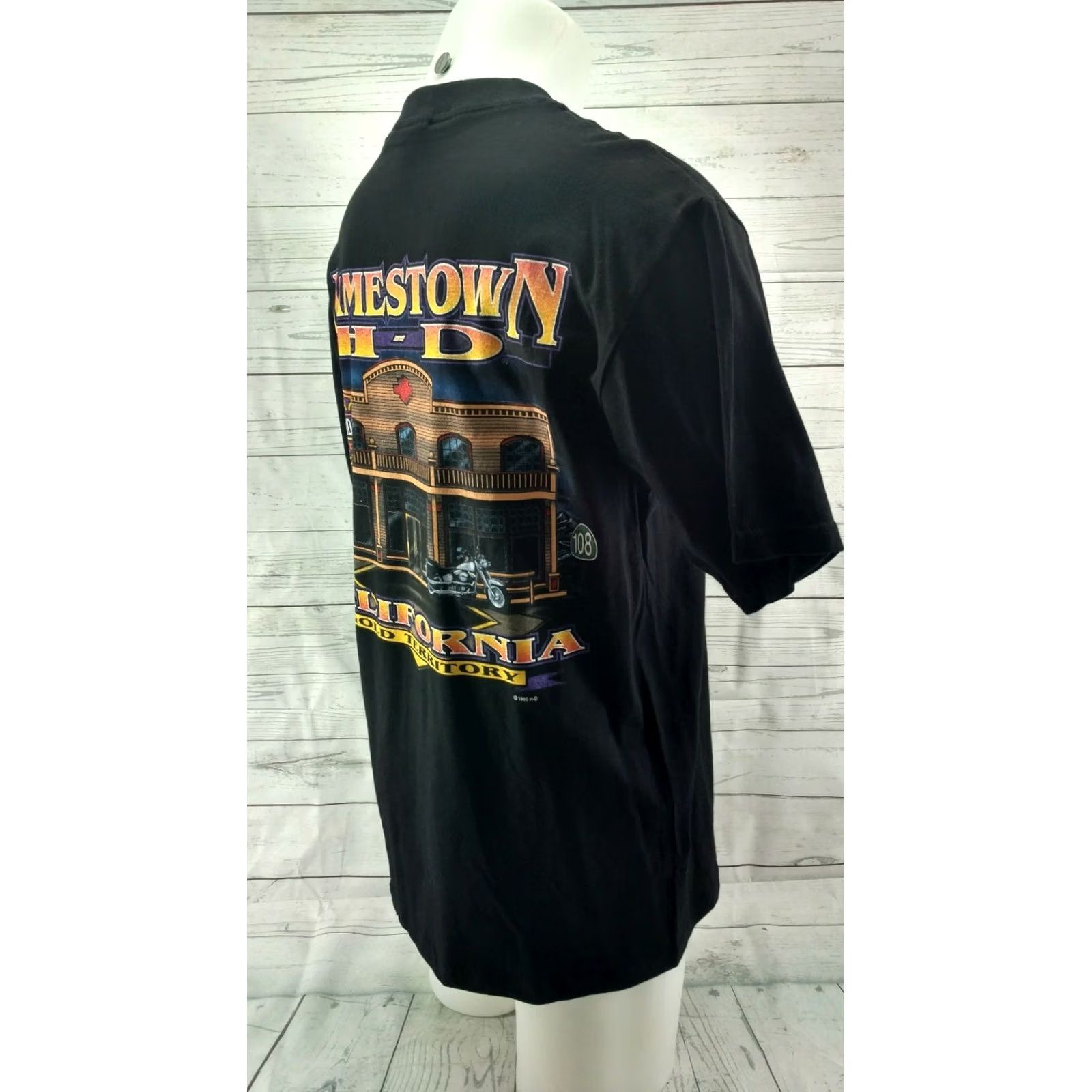 Harley Davidson VINTAGE Harley-Davidson Shirt California Jamestown Men L Black Shirt Mens L Harley-Davidson California Jamestown Shirt Black L Men Size US L / EU 52-54 / 3 - 5 Thumbnail