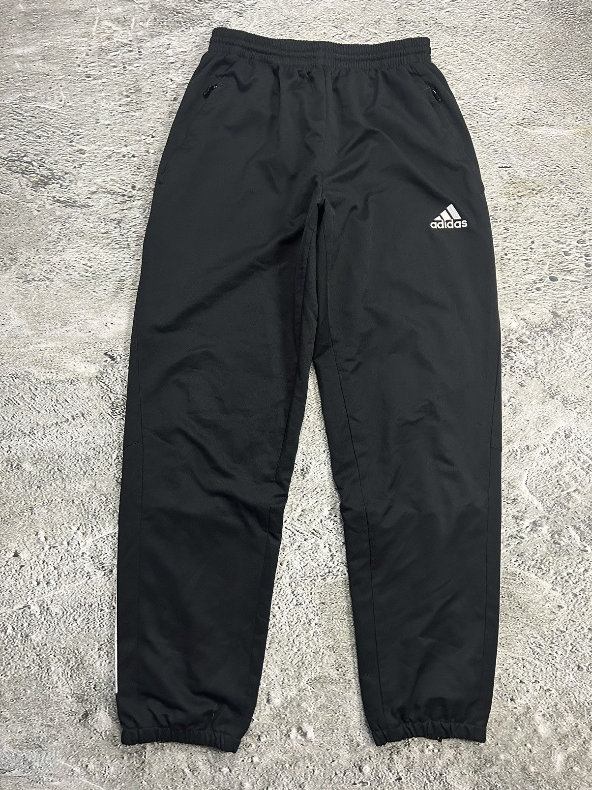 Adidas Adidas vintage black track pants small logo 2000s drill Y2K Size US 30 / EU 46 - 1 Thumbnail