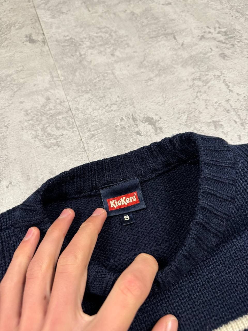 Kickers Vintage Kickers Blue Sweater Big Logo Size S Size US S / EU 44-46 / 1 - 10 Thumbnail