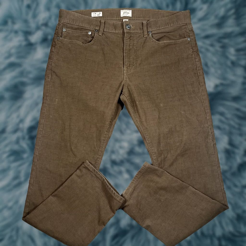 J.Crew VINTAGE J.CREW Pants Chino Flat Front Corduroy 34x30 Brown Mens 484 Size US 34 / EU 50 - 1 Thumbnail
