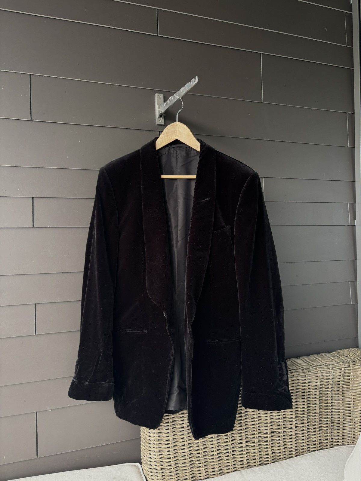 Tom Ford Tom Ford Shelton Velvet Blazer Evening Jacket Size 50R - 1 Thumbnail