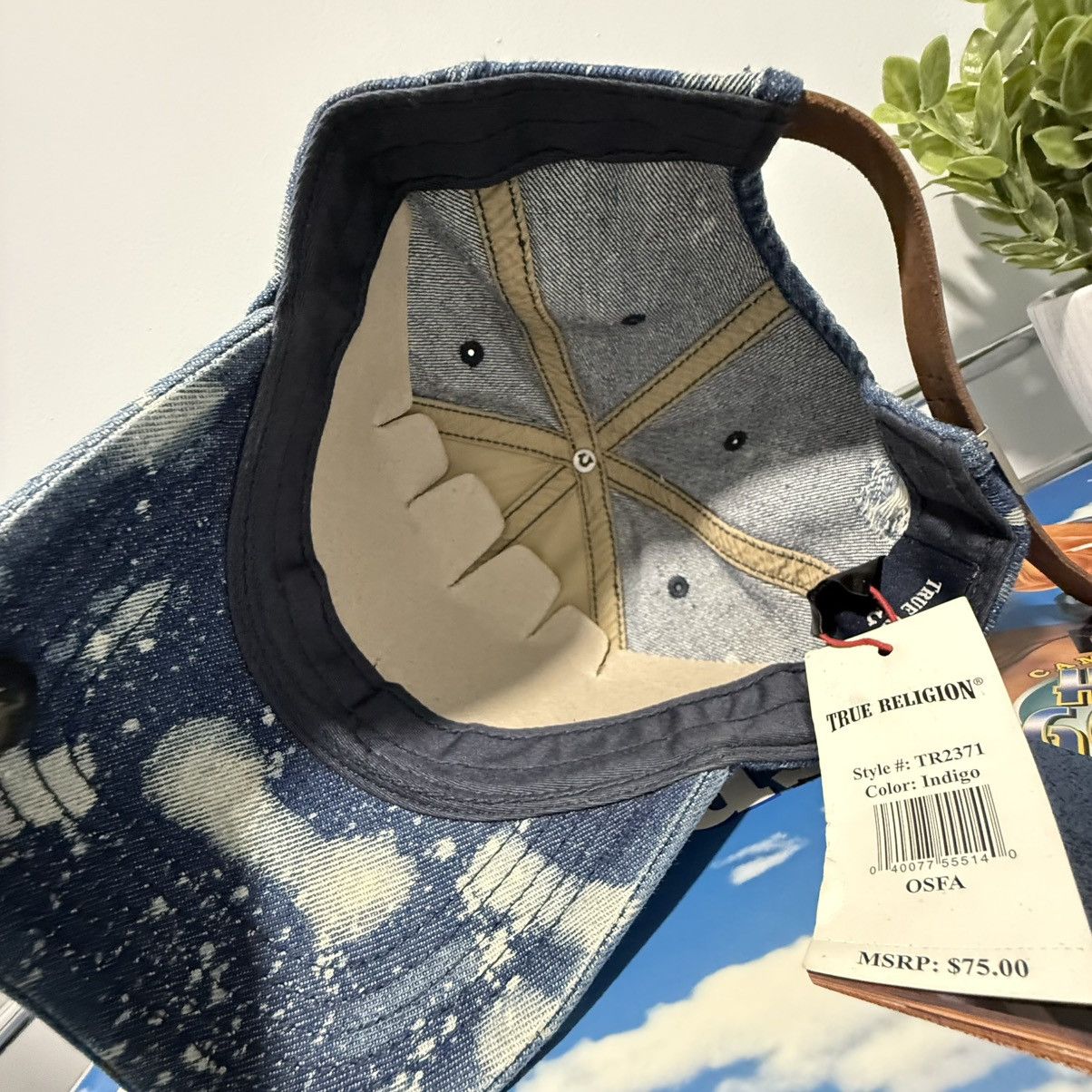 True Religion × Vintage True Religion Denim Strapback Size ONE SIZE - 6 Thumbnail