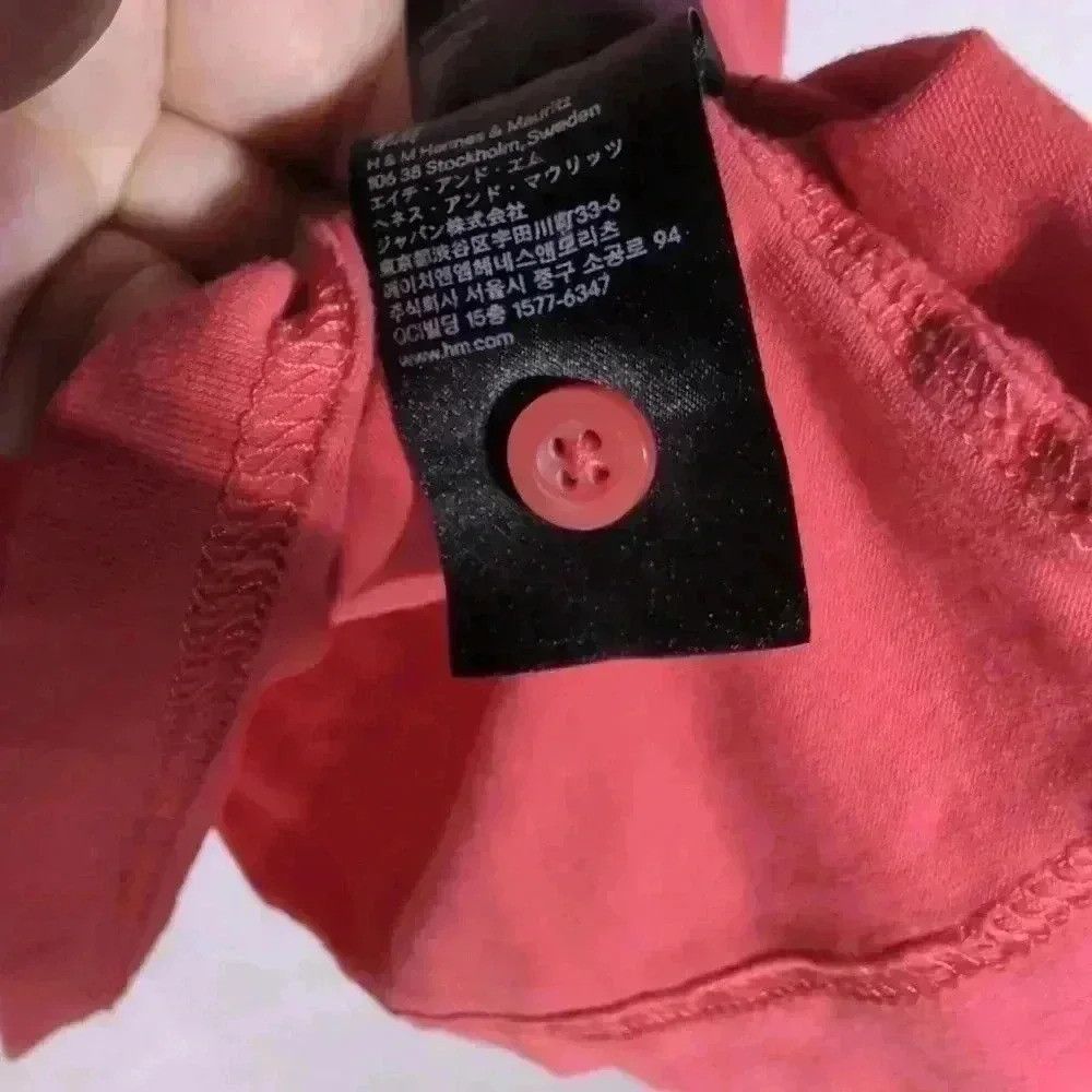 H&M H&M Pink Polo shirt 100 percent cotton sz L Size US L / EU 52-54 / 3 - 4 Thumbnail