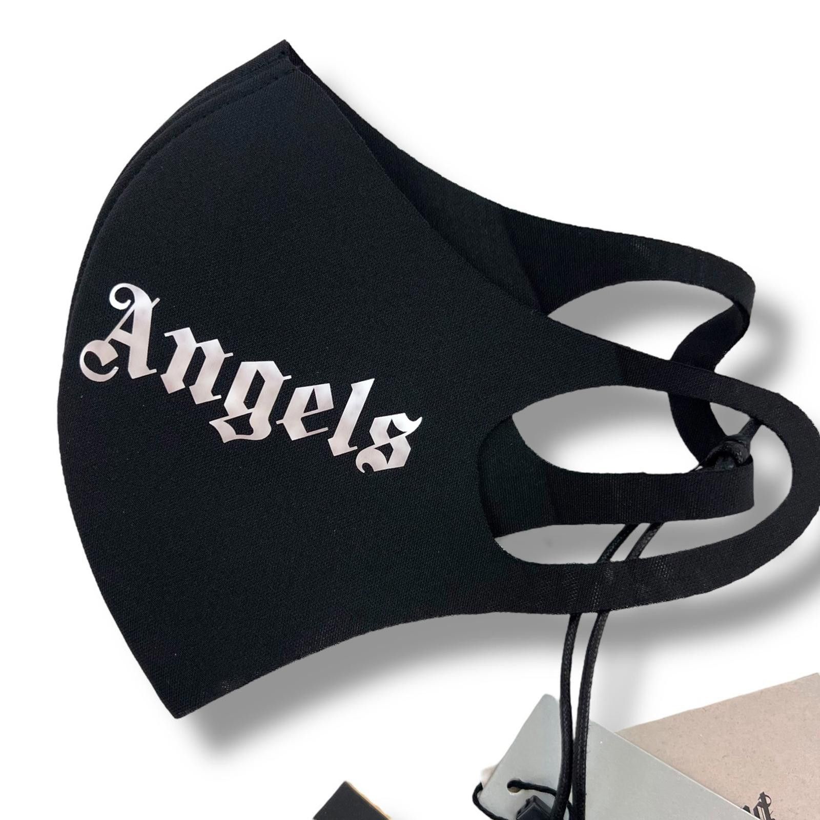 Palm Angels Palm Angels Logo Black Face Mask Size ONE SIZE - 3 Thumbnail