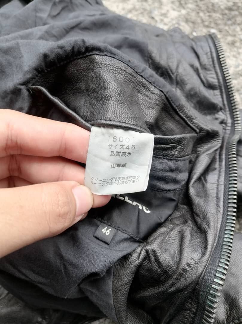 Japanese Brand × Shellac Shellac Made In Japan Bikers / Punk Style Leather Jacket Size US S / EU 44-46 / 1 - 9 Thumbnail