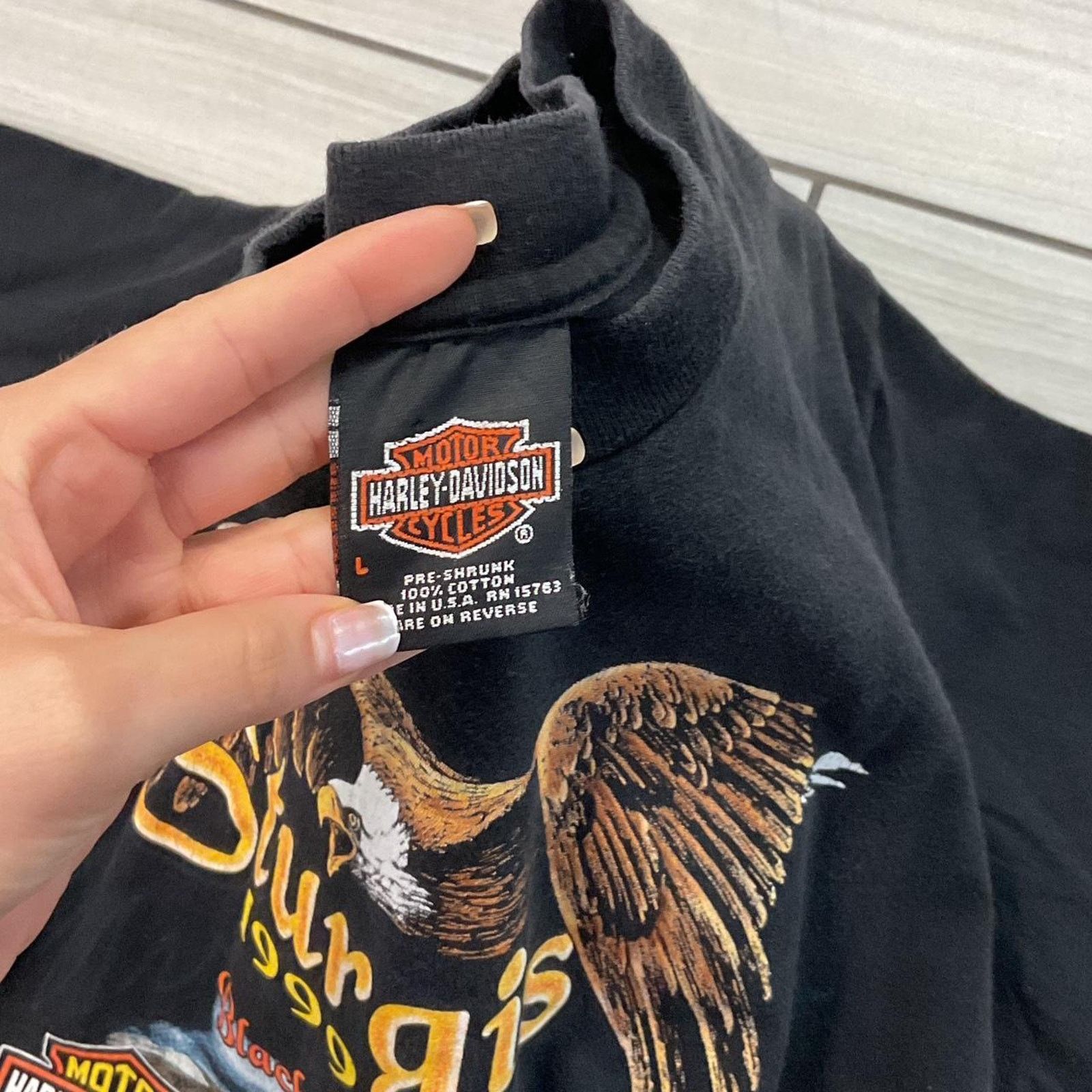 Harley Davidson Harley Davidson Sturgis 1999 black t shirt Size US L / EU 52-54 / 3 - 3 Thumbnail