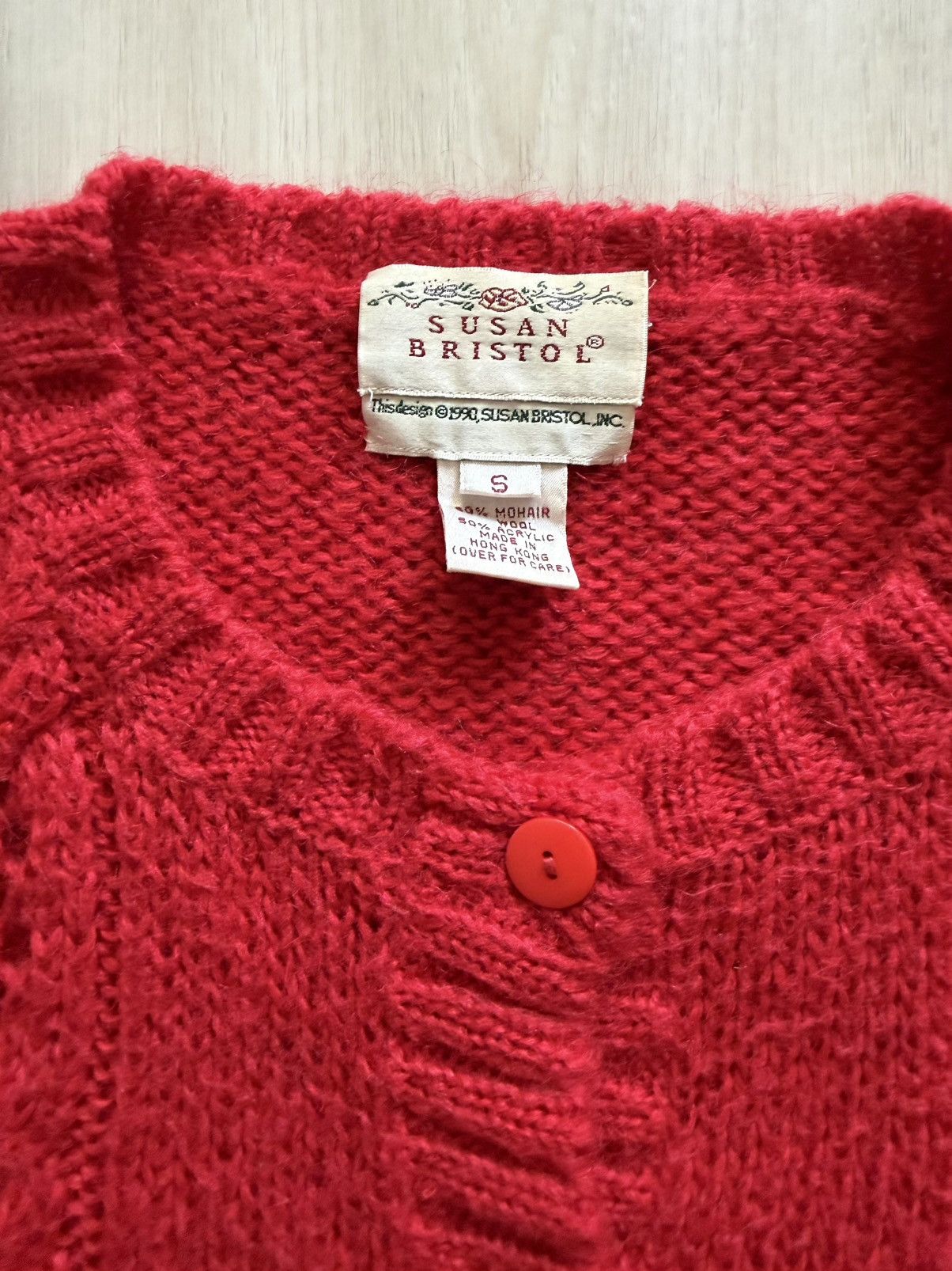 Vintage Vintage Susan Bristol Cardigan Sweater Cable Fisherman Sz S Size S / US 4 / IT 40 - 5 Thumbnail