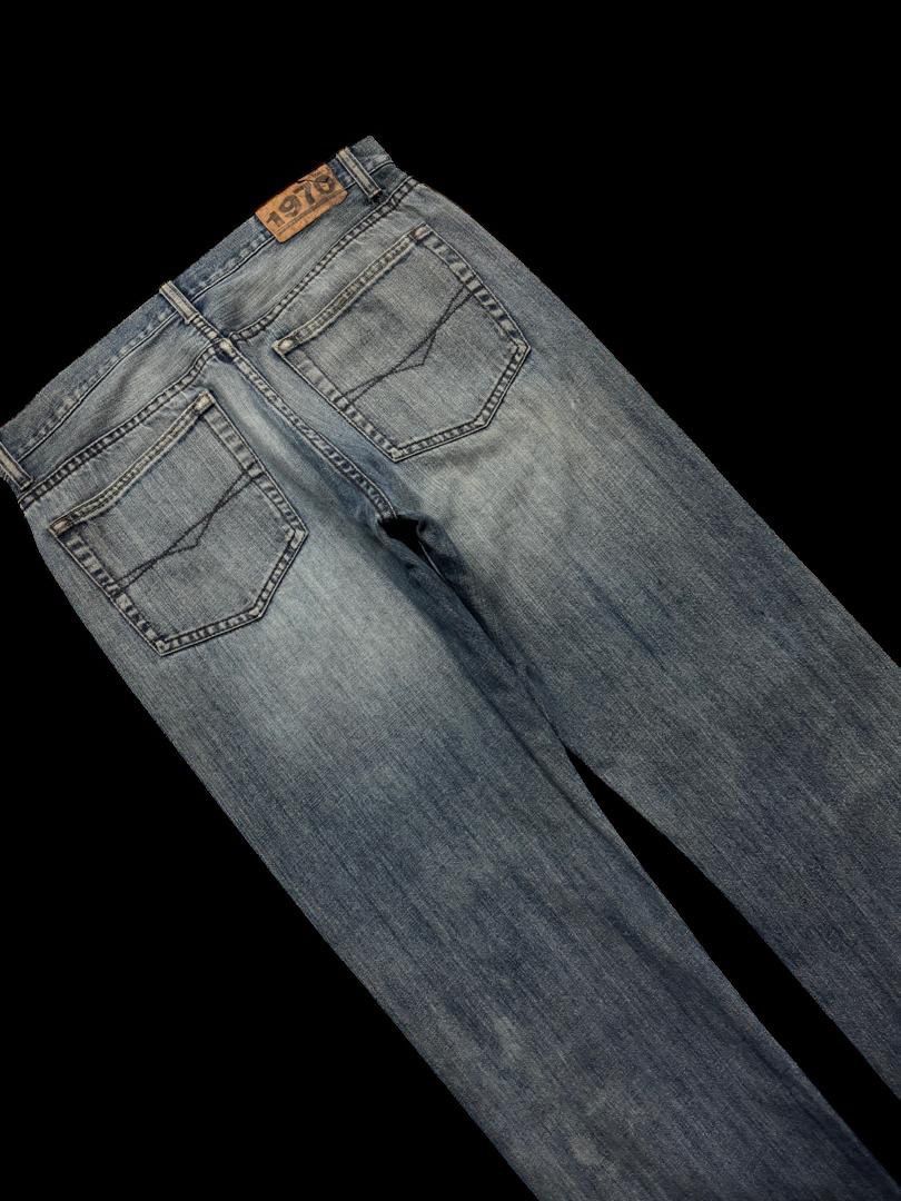 Japanese Brand THRASHED Japanese Straight Leg Rusty Mudwash Distressed Size US 32 / EU 48 - 16 Thumbnail
