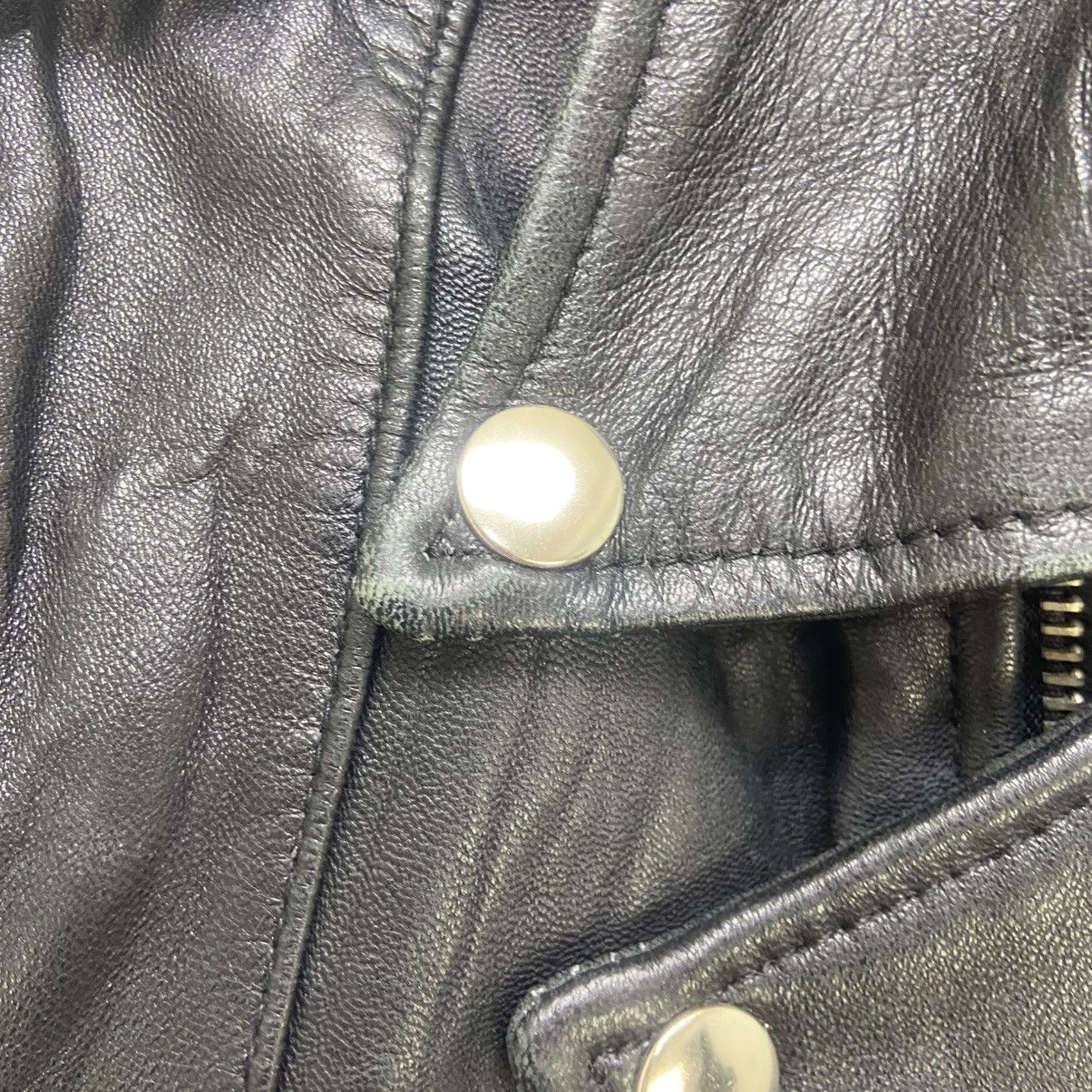 Genuine Leather × Japanese Brand × Leather Japanese Brand Double Collar Leather Jacket Size US XS / EU 42 / 0 - 13 Thumbnail
