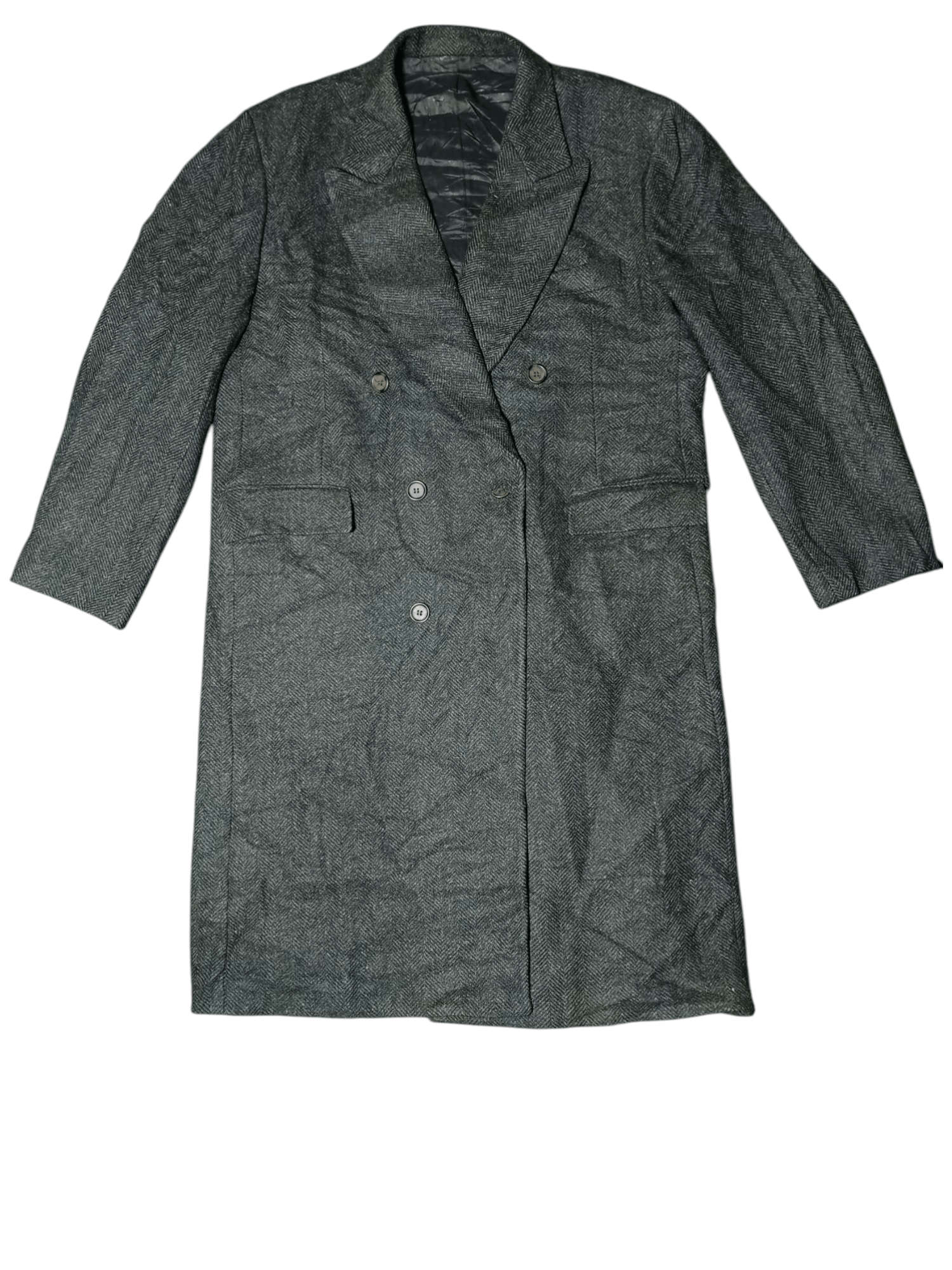 Courreges × Vintage Vintage Courreges Pura Lana Long Coat Size US XL / EU 56 / 4 - 1 Thumbnail