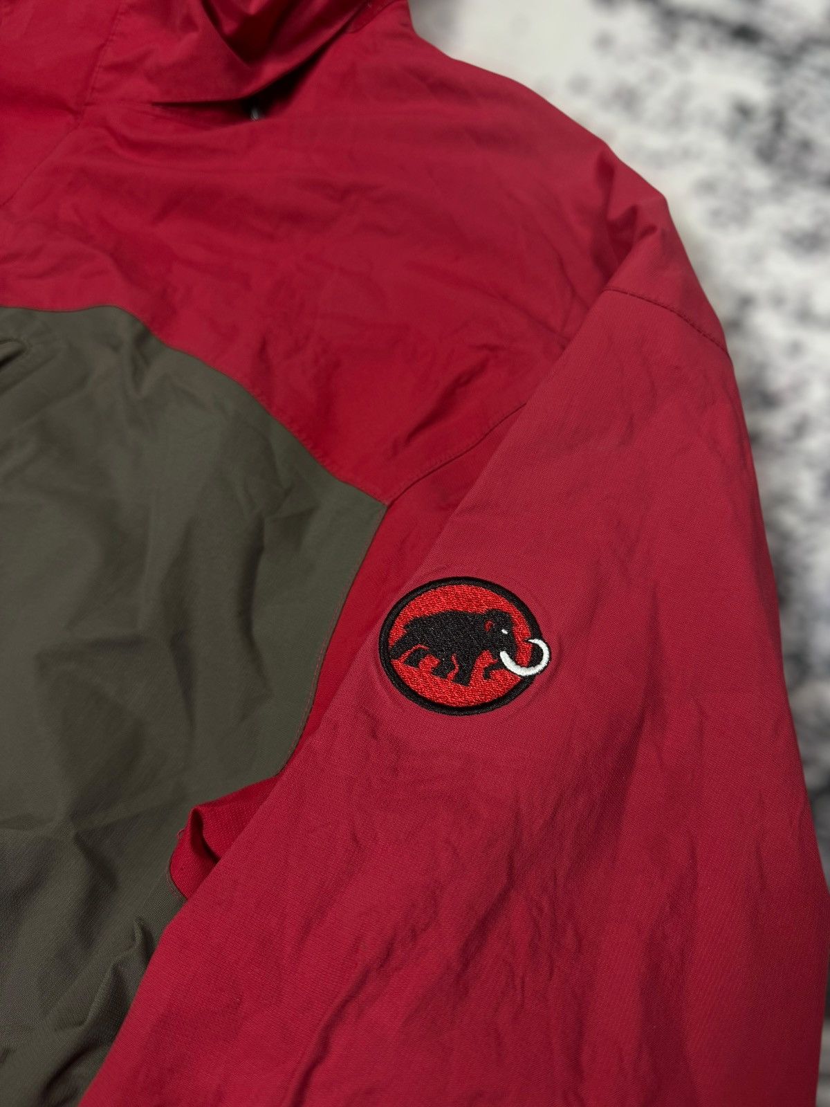 Mammut × Vintage Vintage Mammut Dry Tech Waterproof Ski Hooded Heavy Jacket Size US L / EU 52-54 / 3 - 4 Thumbnail