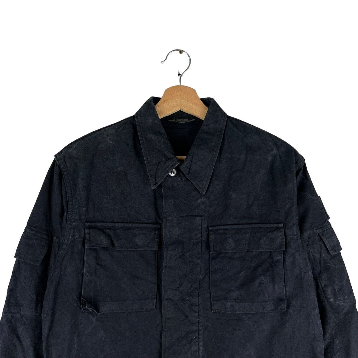 Japanese Brand 🔥VINTAGE MILITARY CARGO JACKET MULTI POCKET UTILITY ARMY Size US M / EU 48-50 / 2 - 2 Thumbnail