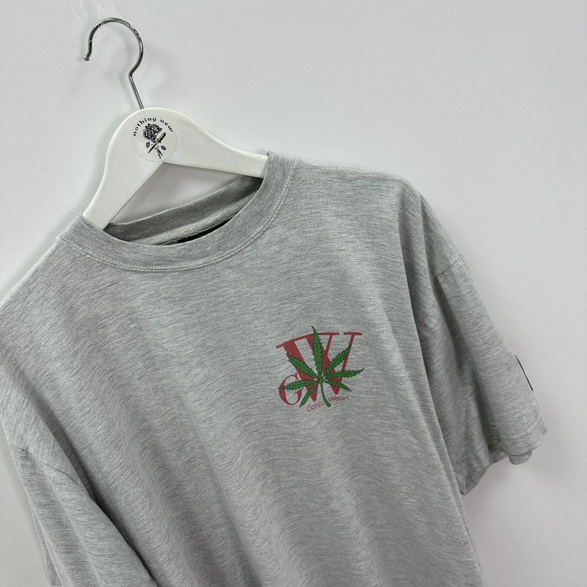 Vintage Vintage 90s Weed Ganja Wear Puntas del Oro Marijuana tee y2k Size US XL / EU 56 / 4 - 8 Thumbnail