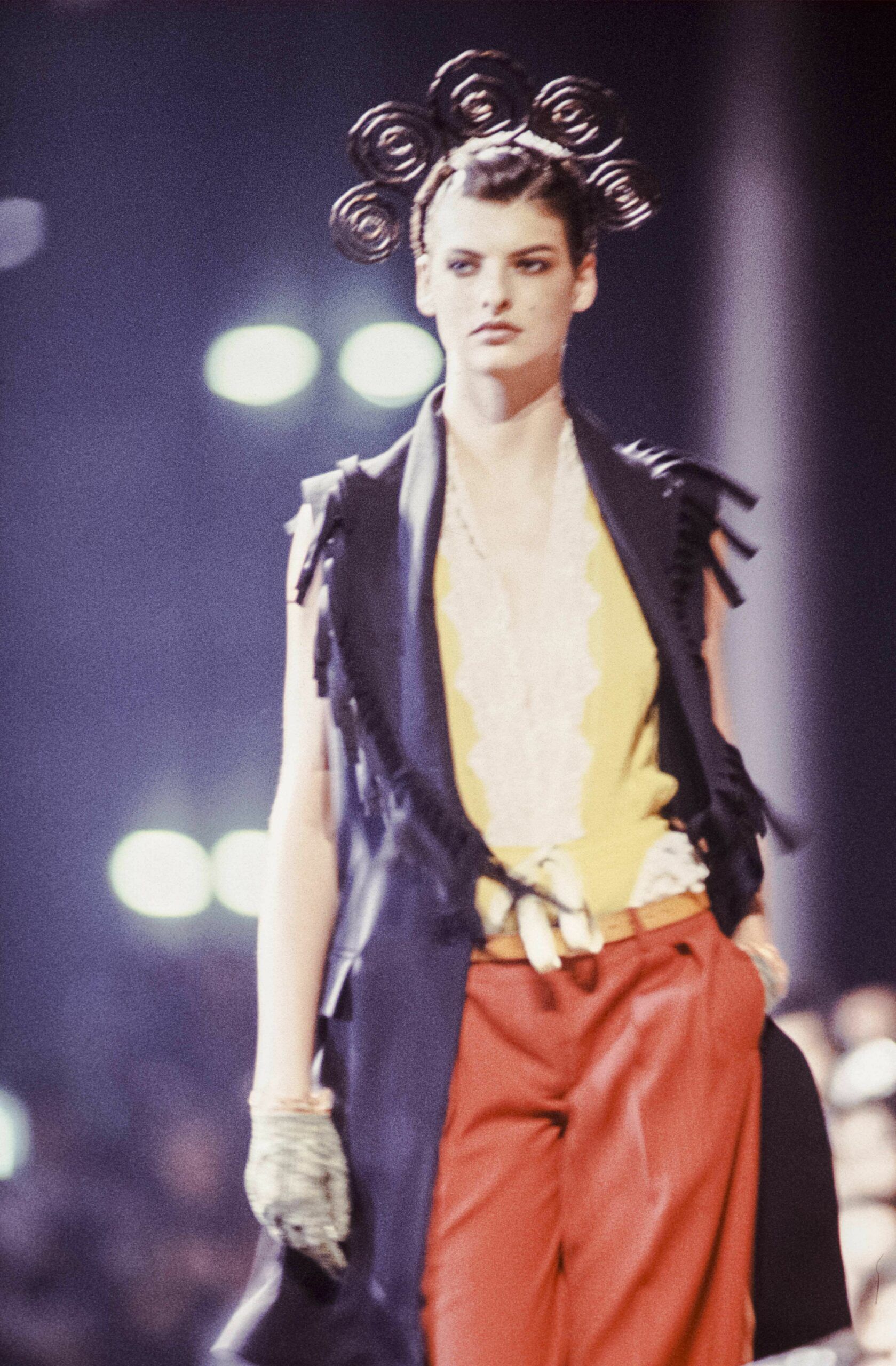 Jean Paul Gaultier 1989 Tassels Collar Shaped Jacket Size M / US 6-8 / IT 42-44 - 8 Thumbnail
