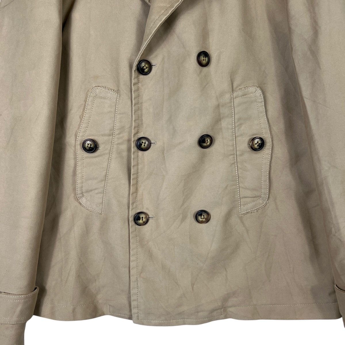 Siviglia 💥 SIVIGLIA DENIM MOLESKIN DOUBLE BREAST JACKET MADE IN ITALY Size US M / EU 48-50 / 2 - 6 Thumbnail