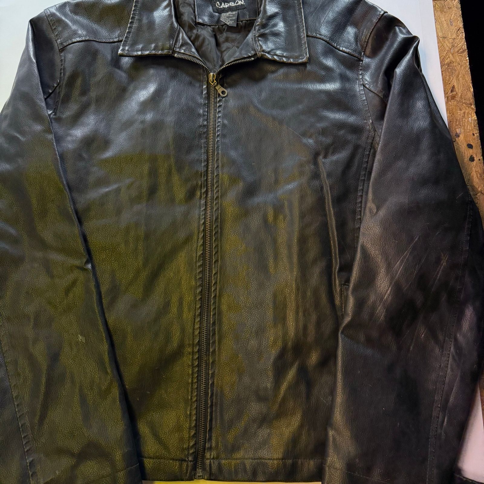 Carbon Carbon Leather Jacket Black/Black Size XL Size US XL / EU 56 / 4 - 8 Thumbnail