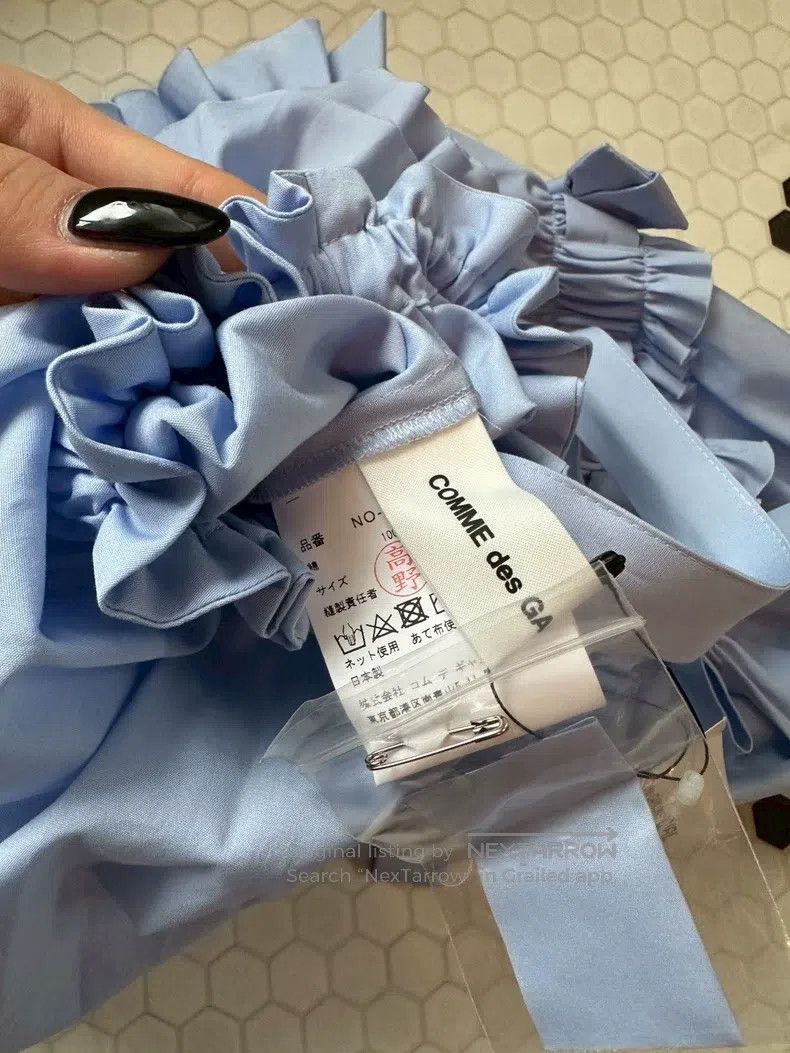 Comme des Garcons Comme Des Garcons Three-dimensional laminated ruffled slee Size ONE SIZE - 5 Thumbnail