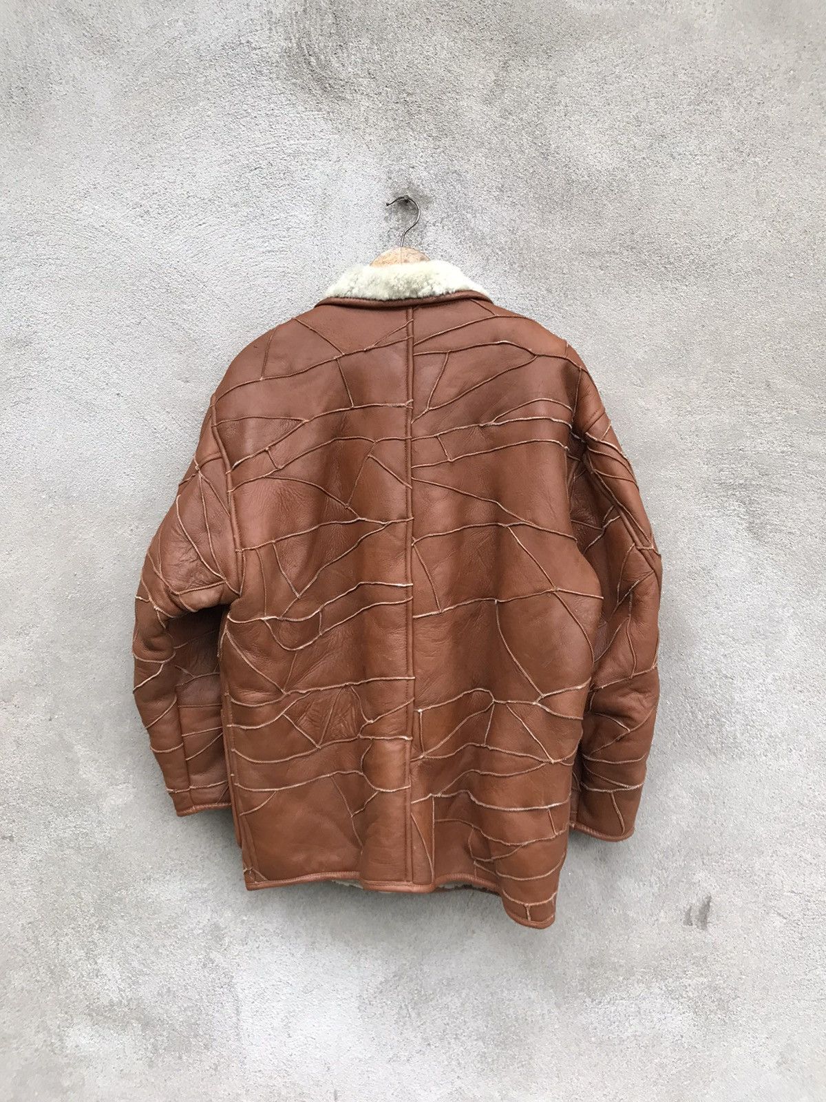 Genuine Leather GENUINE LEATHER FUR SHERPA JACKET Size US L / EU 52-54 / 3 - 9 Thumbnail