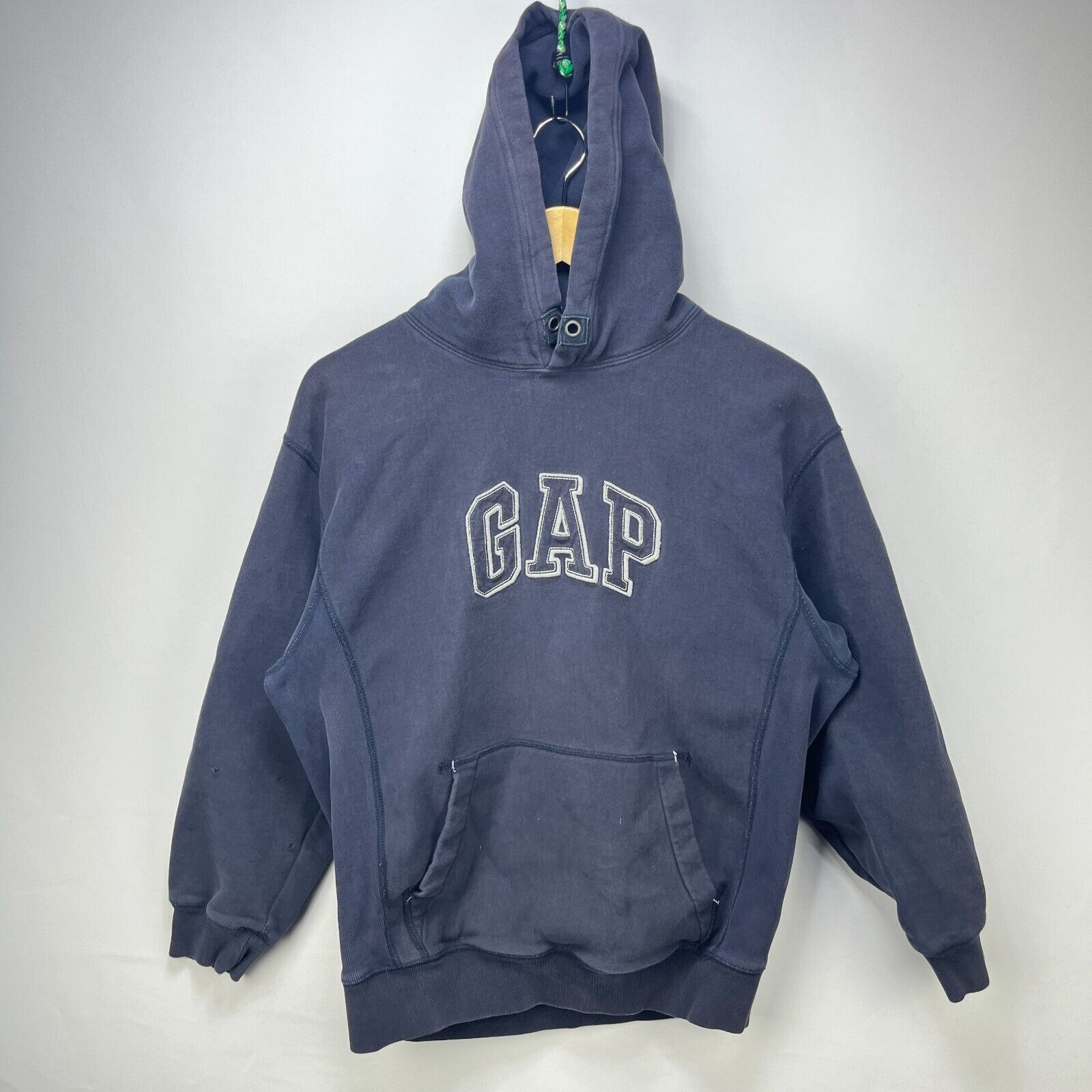 Gap × Vintage Vintage Y2K Gap Reverse Weave Sun Faded Hoodie Small Size US S / EU 44-46 / 1 - 1 Thumbnail