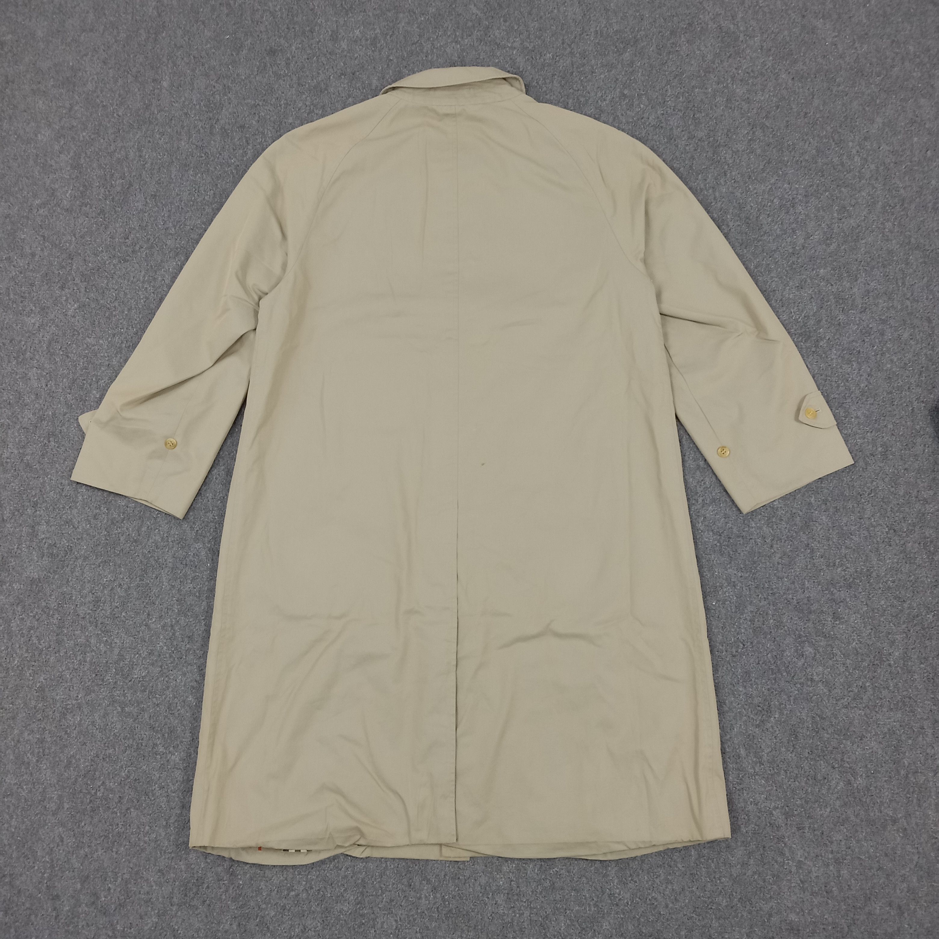 Burberry × Vintage Burberrys Nova Check Trench Jacket Size US L / EU 52-54 / 3 - 4 Thumbnail