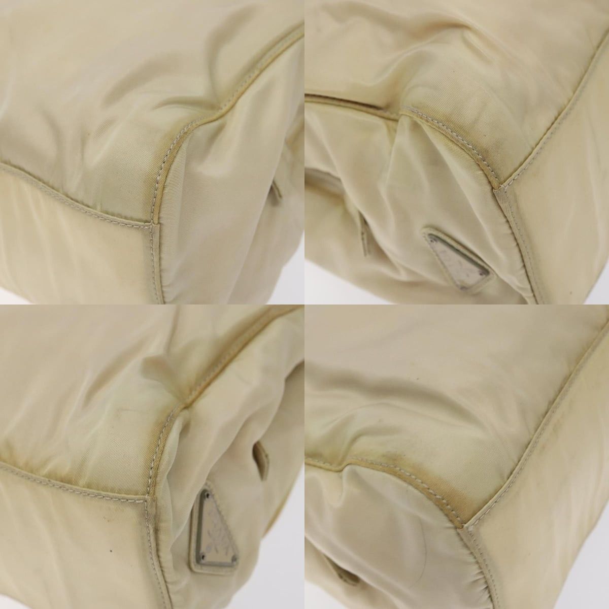 Prada PRADA Hand Bag Nylon Beige Size ONE SIZE - 10 Thumbnail