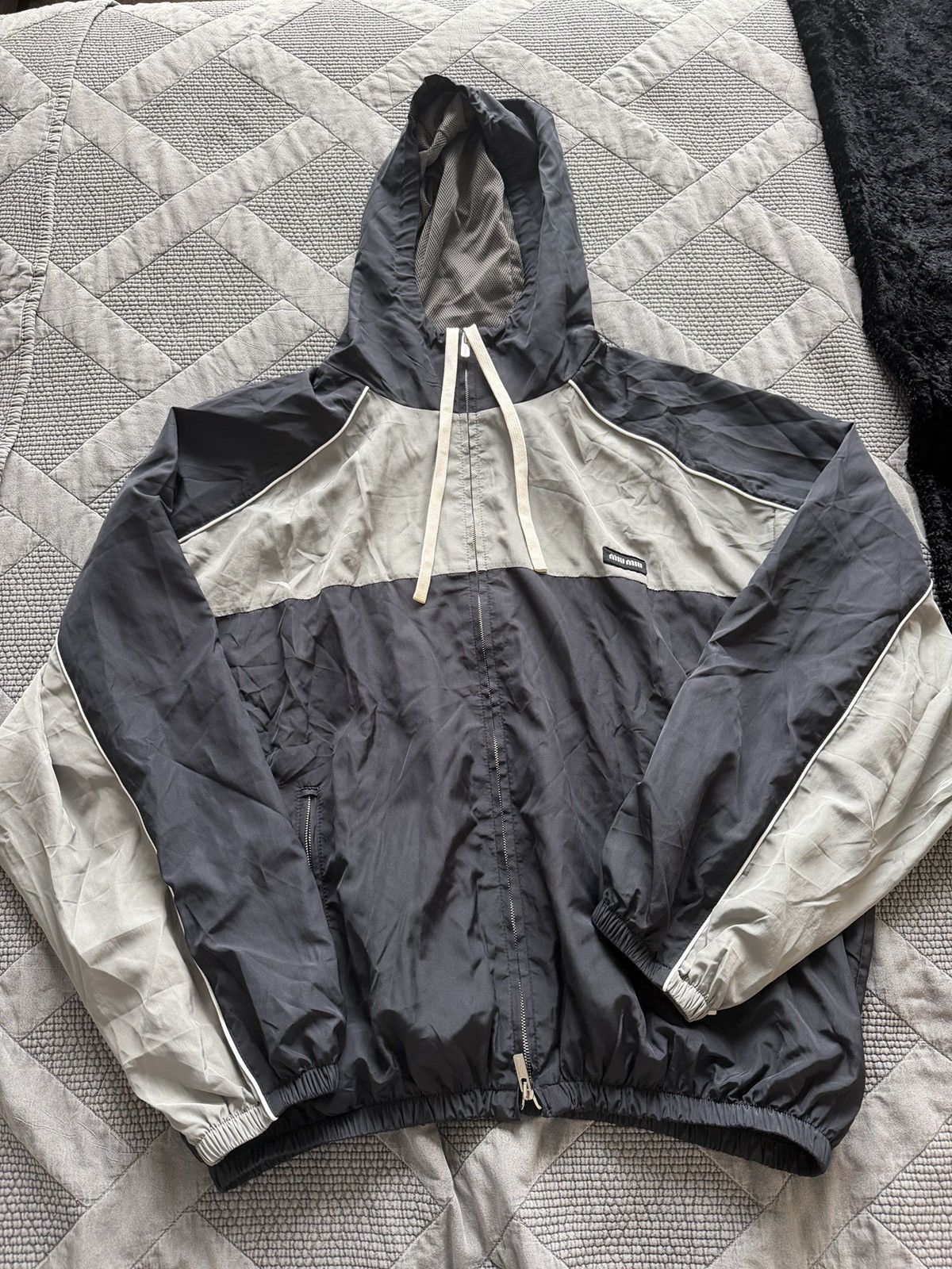 Miu Miu Grey Windbreaker