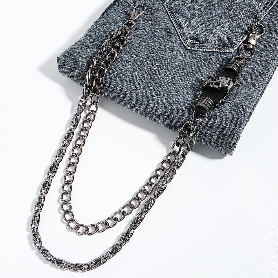 Vintage Metal Punk Rock Pants Chain Size ONE SIZE - 1 Thumbnail