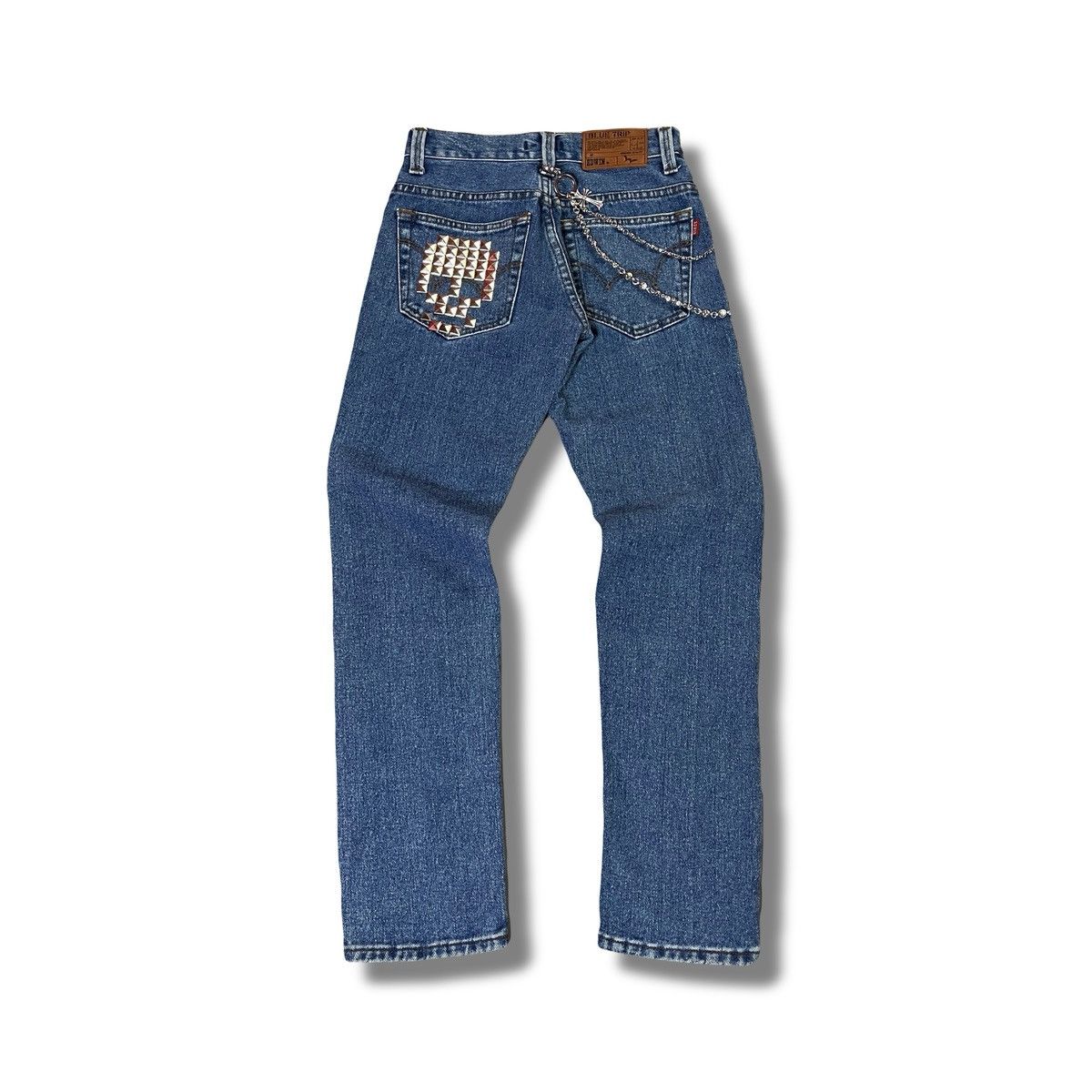 Edwin Edwin Japan Blue Trip Studded Denim y2k grunge punk Jeans Size US 28 / EU 44 - 1 Thumbnail